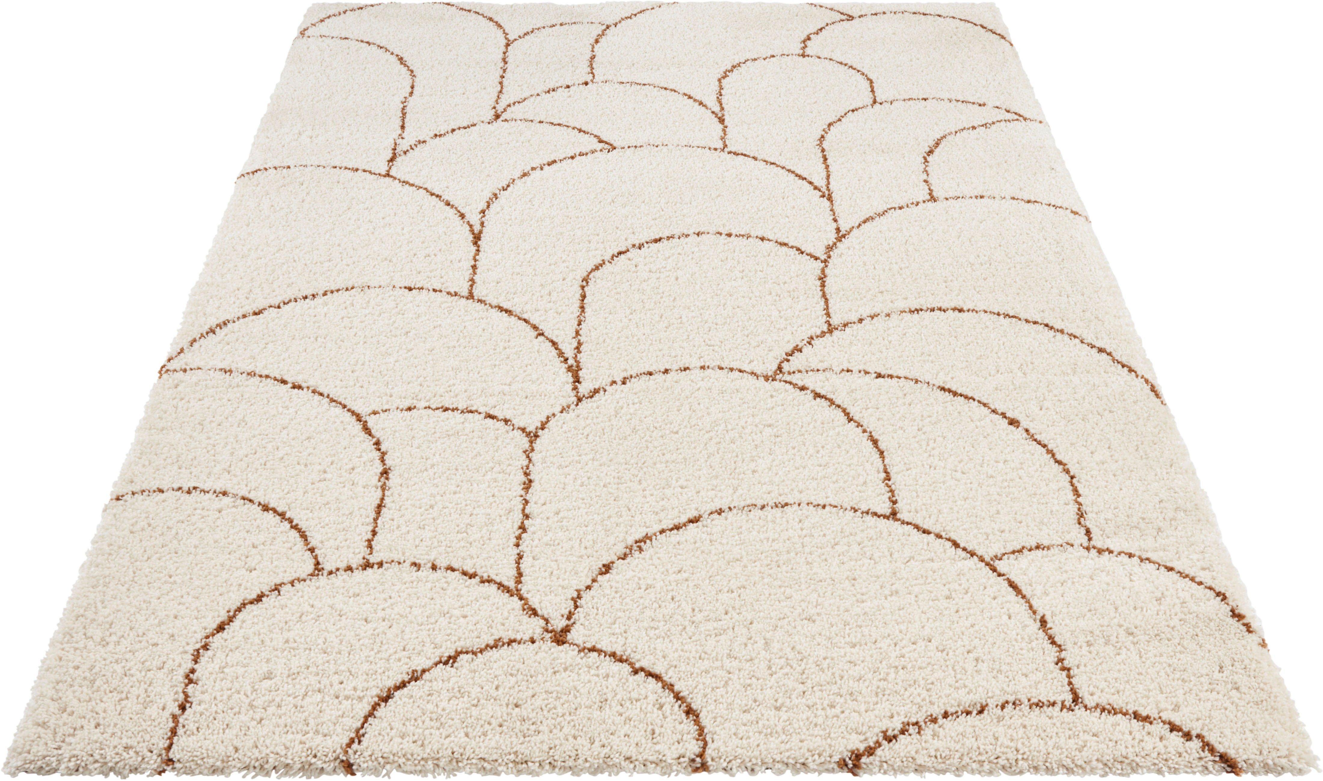 HANSE Home Hoogpolig vloerkleed Thane Shaggy, Zacht, Boho, Grafisch patroon, Woonkamer, Slaapkamer