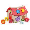 new classic toys vormenspel educational - huis fsc-hout uit duurzaam beheerde bossen multicolor