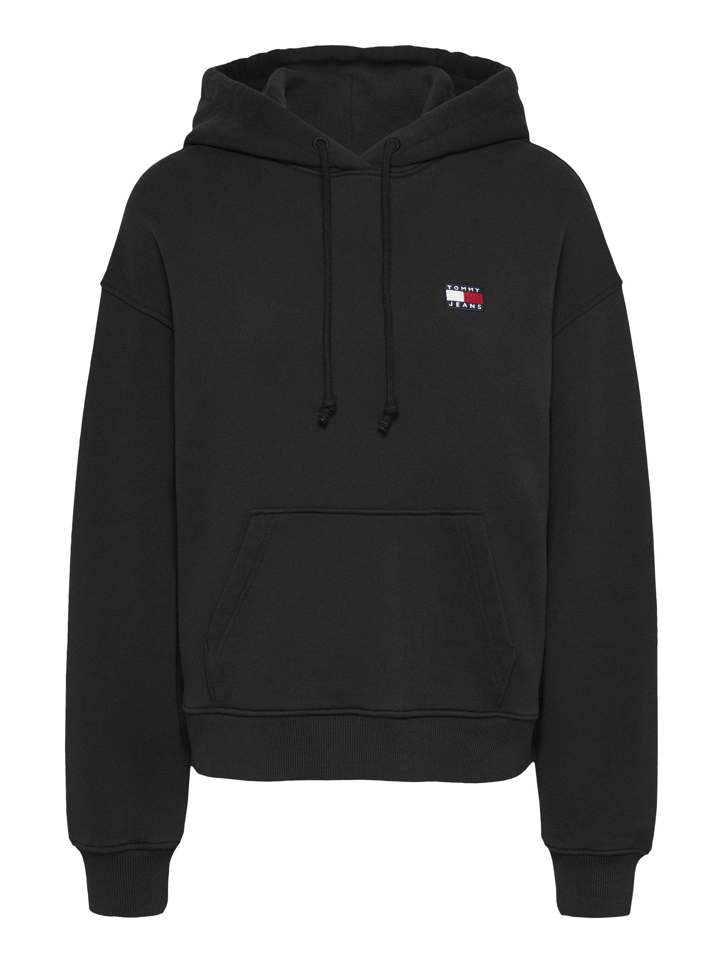 Tommy Jeans Curve Hoodie TJW BXY BADGE HOODIE EXT in grote maten, capuchon, badge