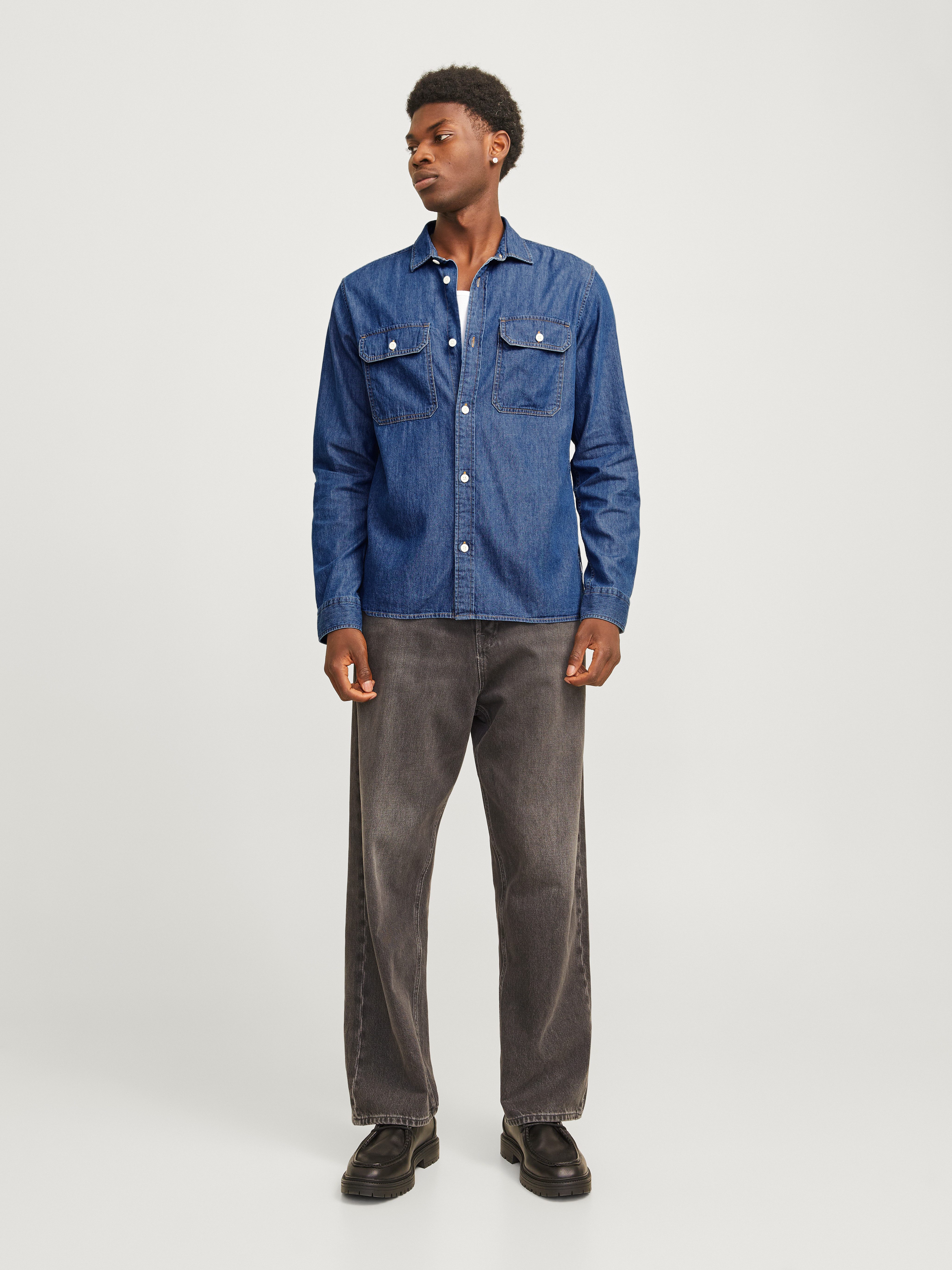 Jack & Jones Overhemd met lange mouwen JJETRAVIS SHIRT LS NOOS