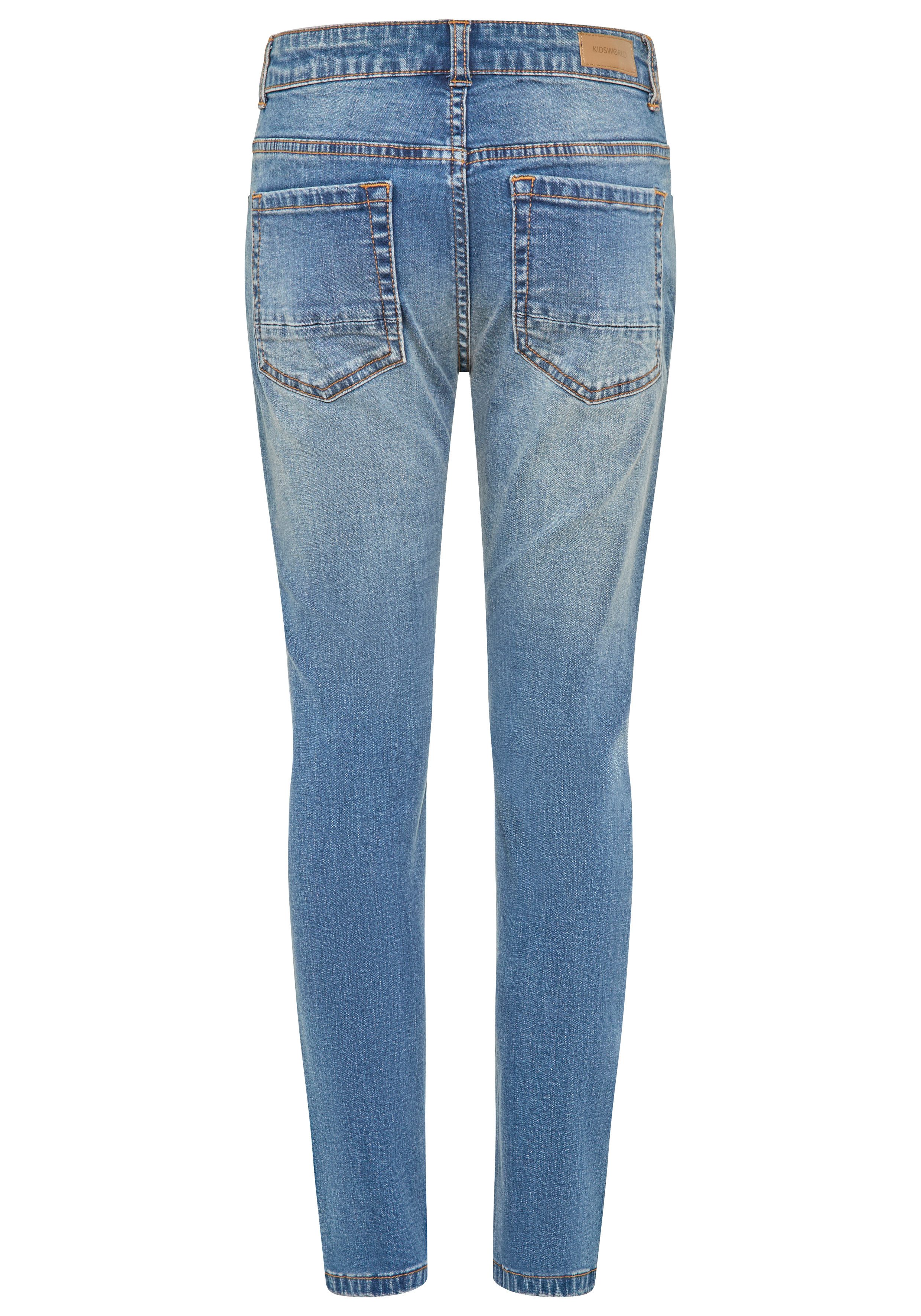 KIDSWORLD Straight jeans Rechte stretchjeans