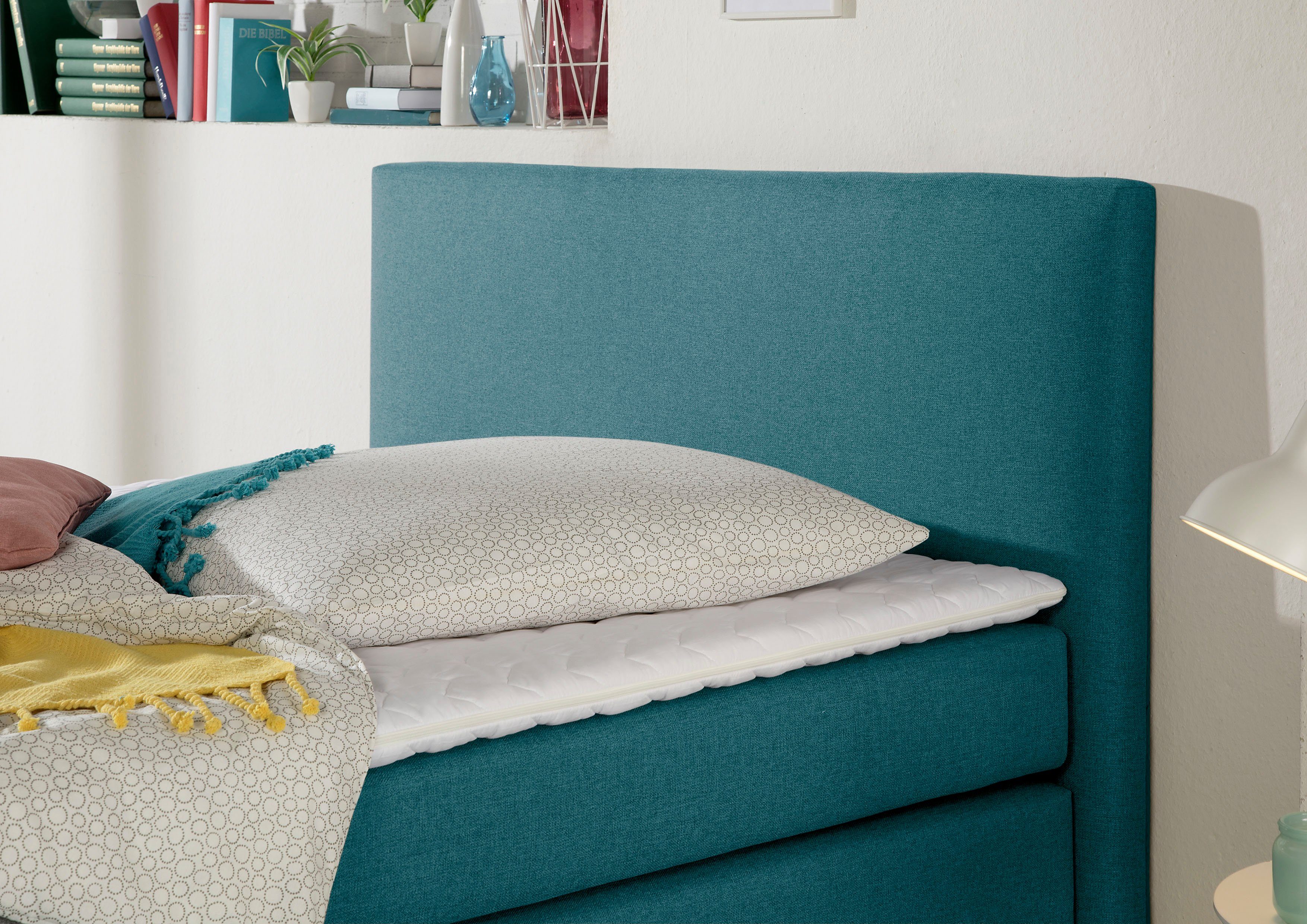 INOSIGN Boxspring Eliana incl. topmatras, in 4 breedten, 3 matrassoorten en 2 hardheden