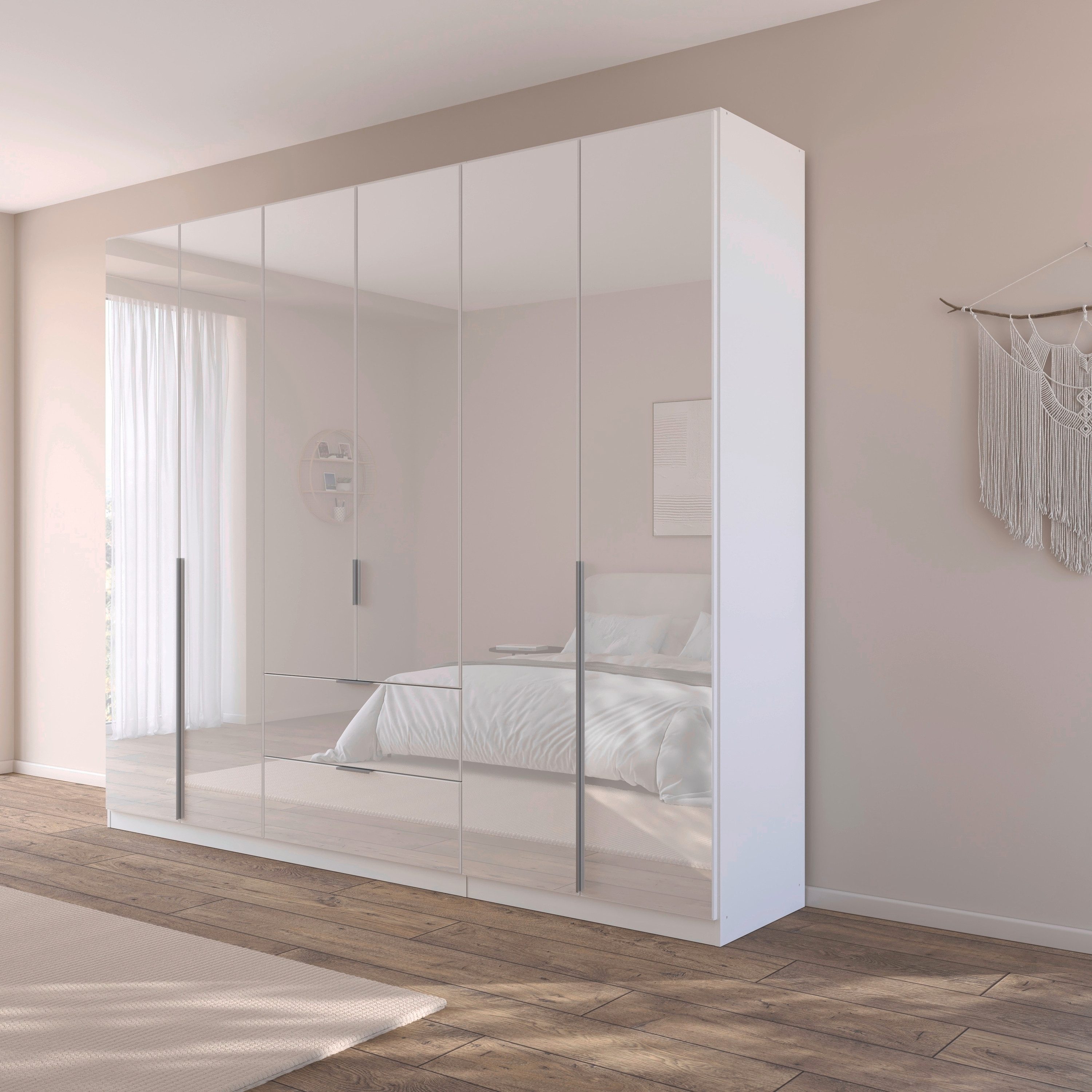 rauch Draaideurkast Kledingkasten kast garderobe AGORDO met glazen front
