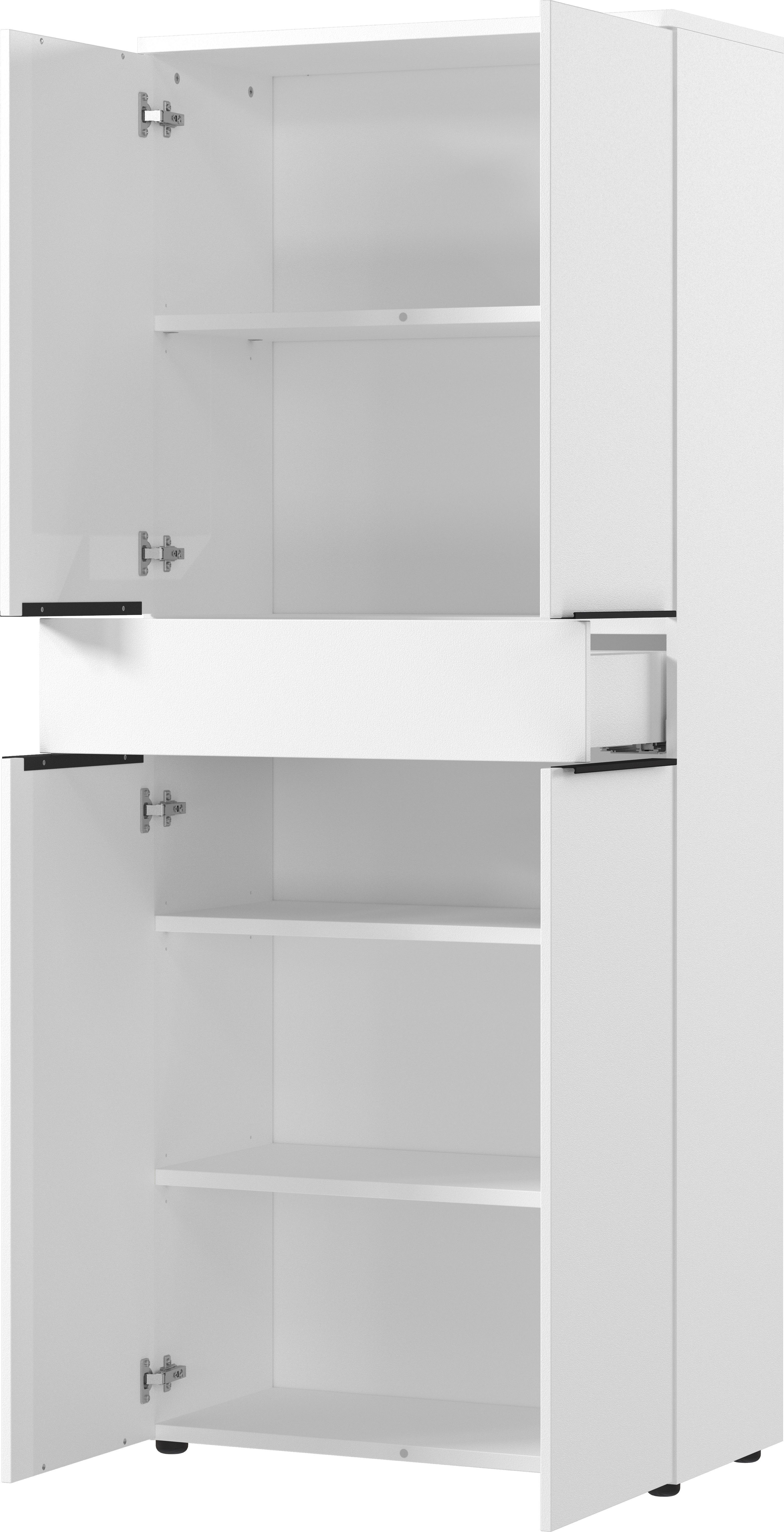 GERMANIA Archiefkast Milaan optioneel met lade, deurdemper, breedte 80 cm, made in germany