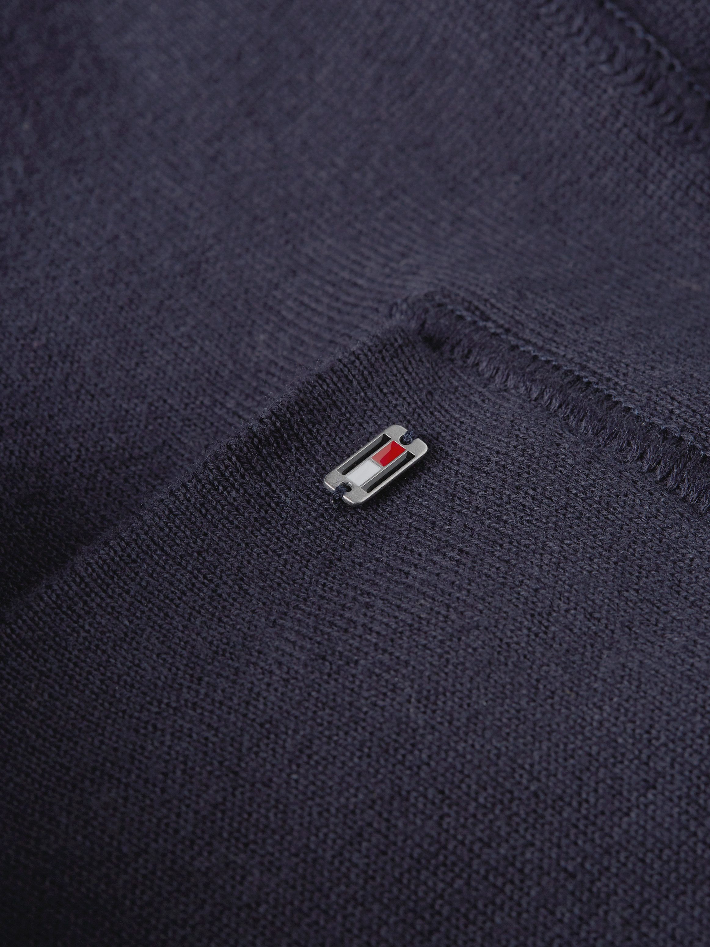Tommy Hilfiger Vest CO JERSEY STCH REVERSIBLE CARDI