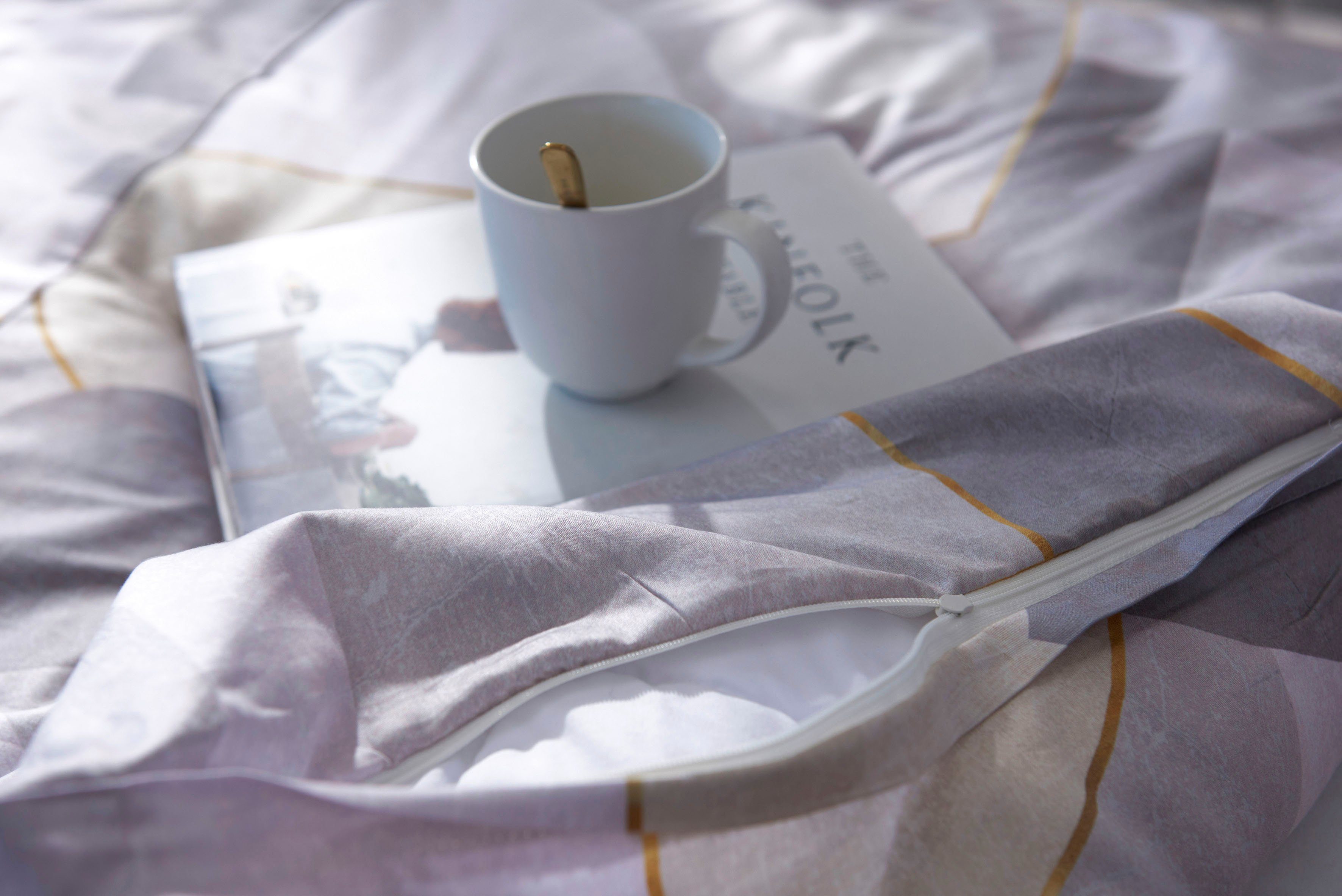 APELT Overtrekset James opvallend design-beddengoed, voor designliefhebbers voor cool design (2-delig)