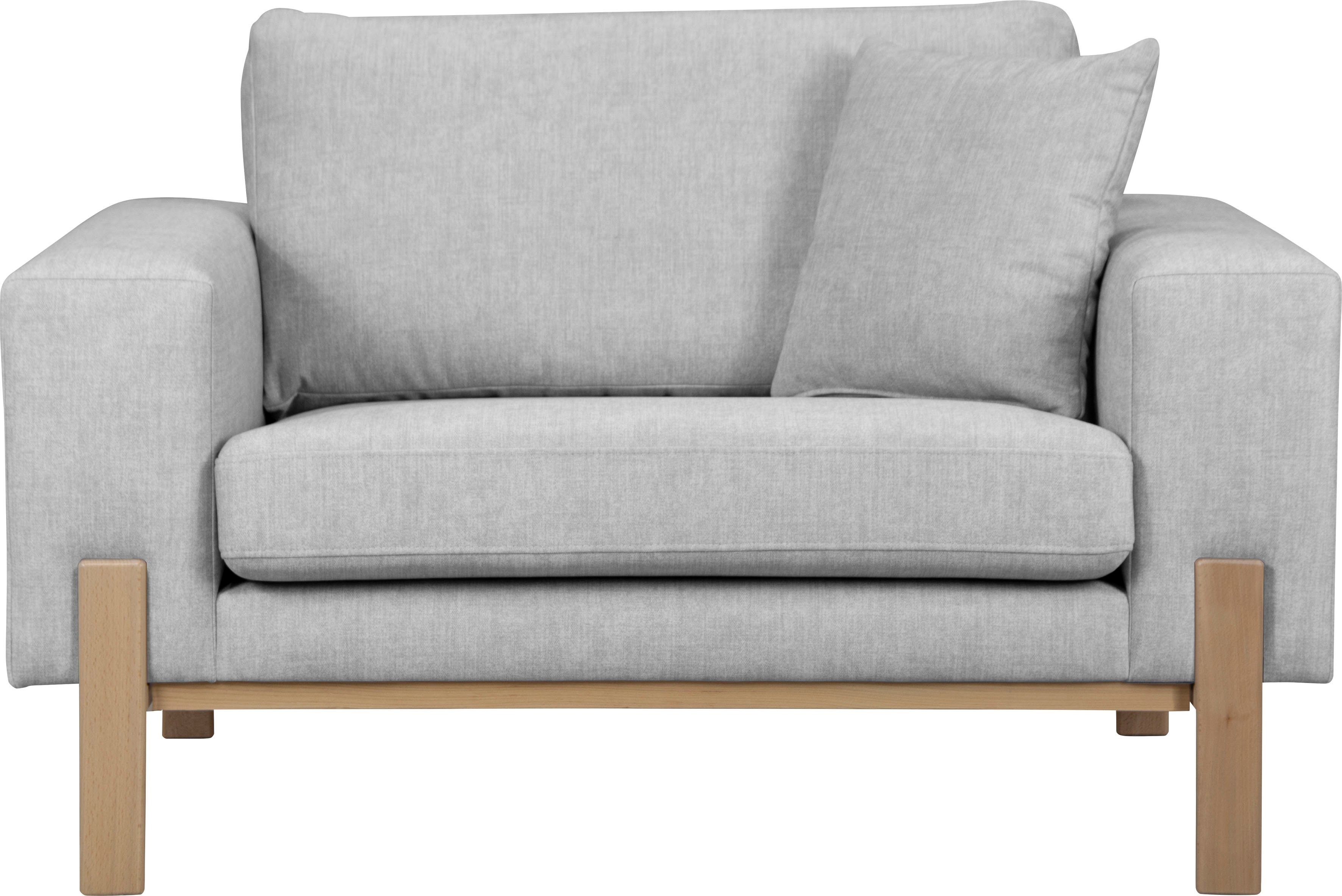 OTTO products Loveseat Hanne Verschillende stofkwaliteiten: katoen met linnen, gerecycled polyester van pet-flessen en katoenmix