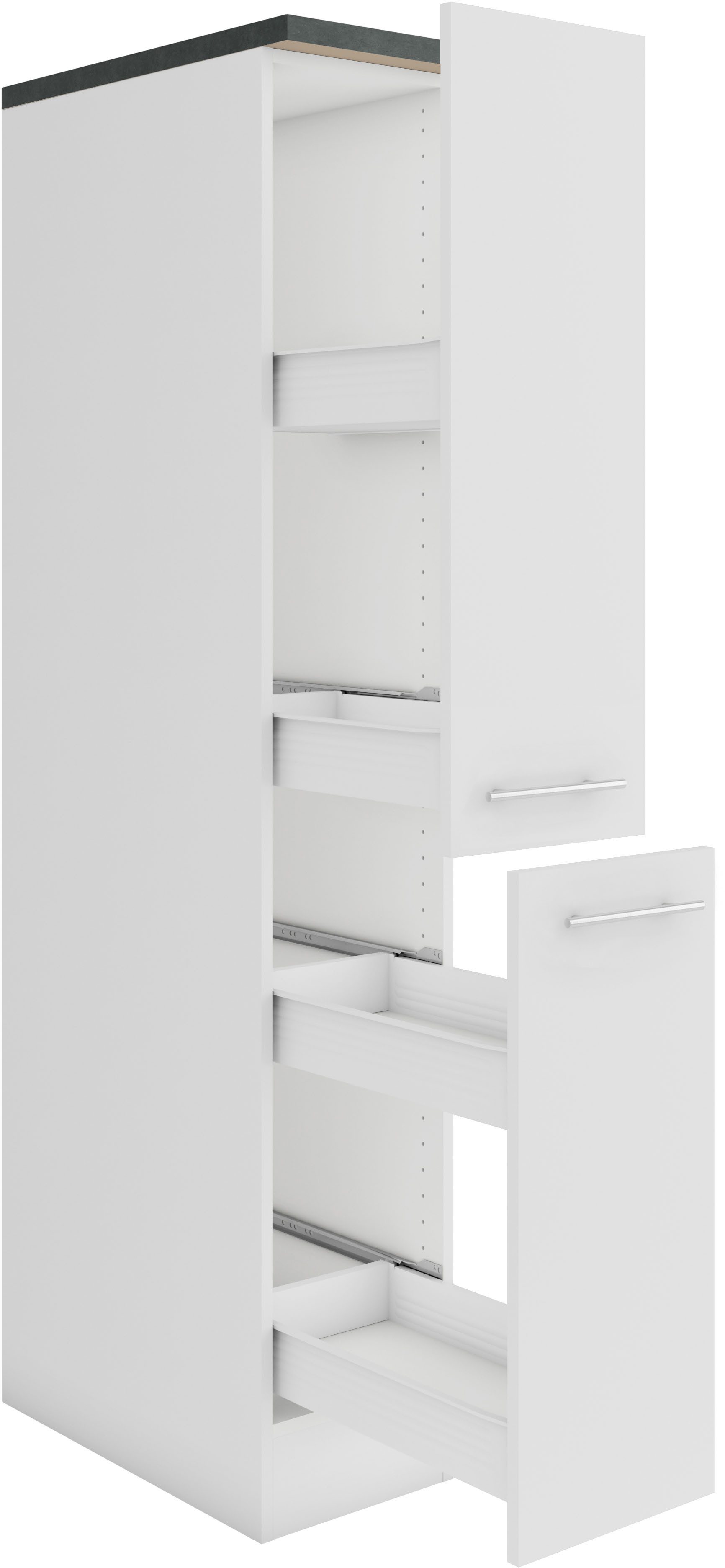 OPTIFIT Apothekerskast Bella Breedte 30 cm, hoogte 174,4 cm, 2 uittrekken