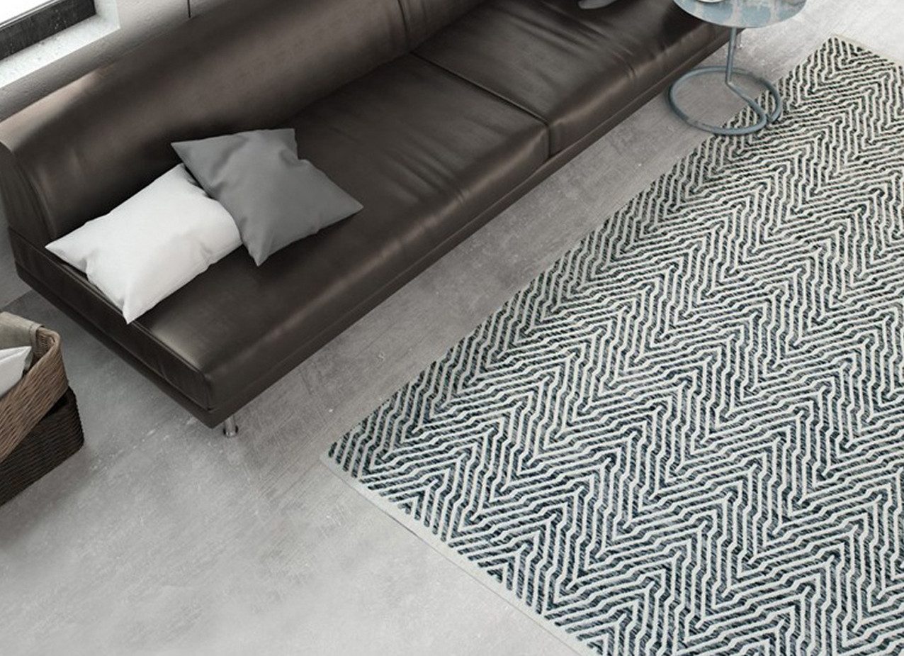 calo-deluxe Vloerkleed Luba 433 100% katoen, handgeweven, woonkamer, kinderkamer