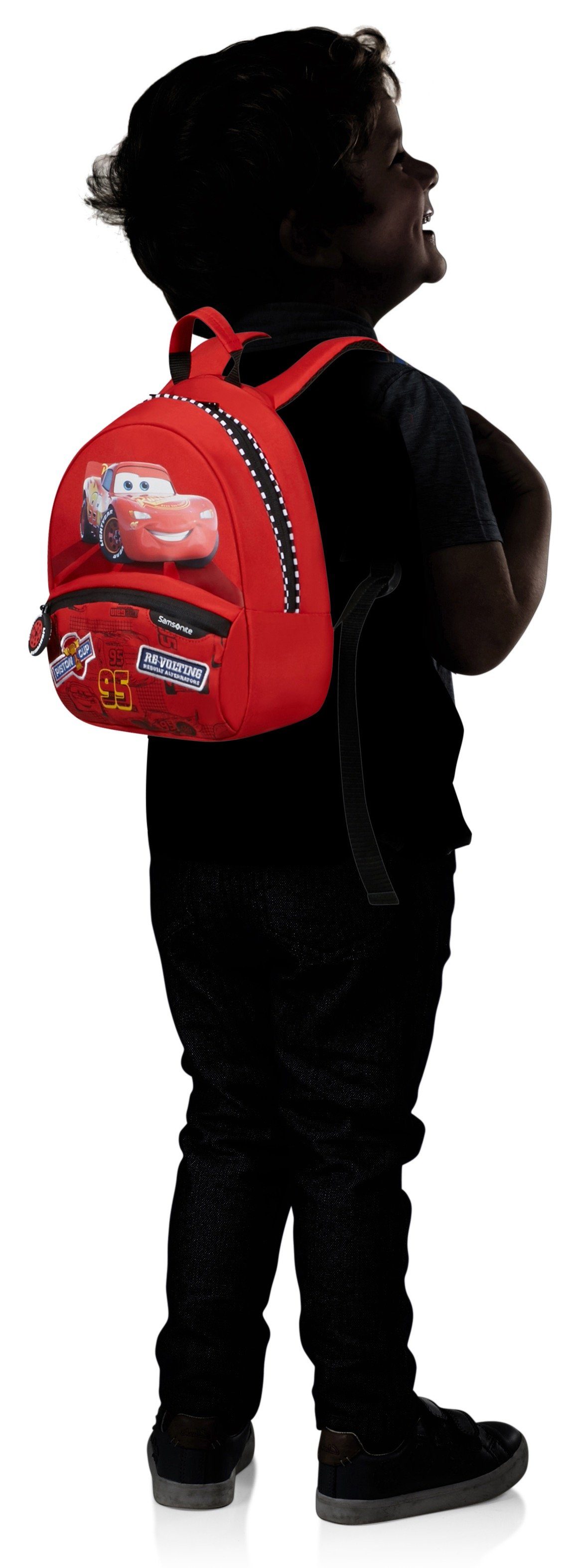 Samsonite Kinderrugzak DISNEY CARS S Kinderen vrijetijdsrugzak kleuterschoolrugzak van gerecycled materiaal