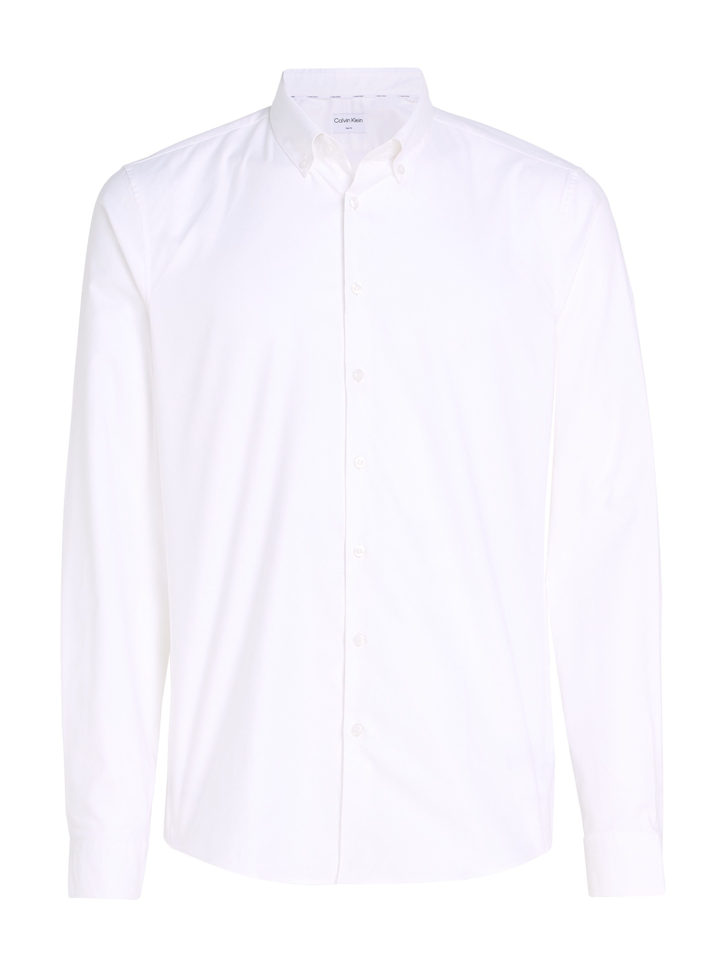 Calvin Klein Overhemd met lange mouwen OXFORD SOLID SLIM SHIRT