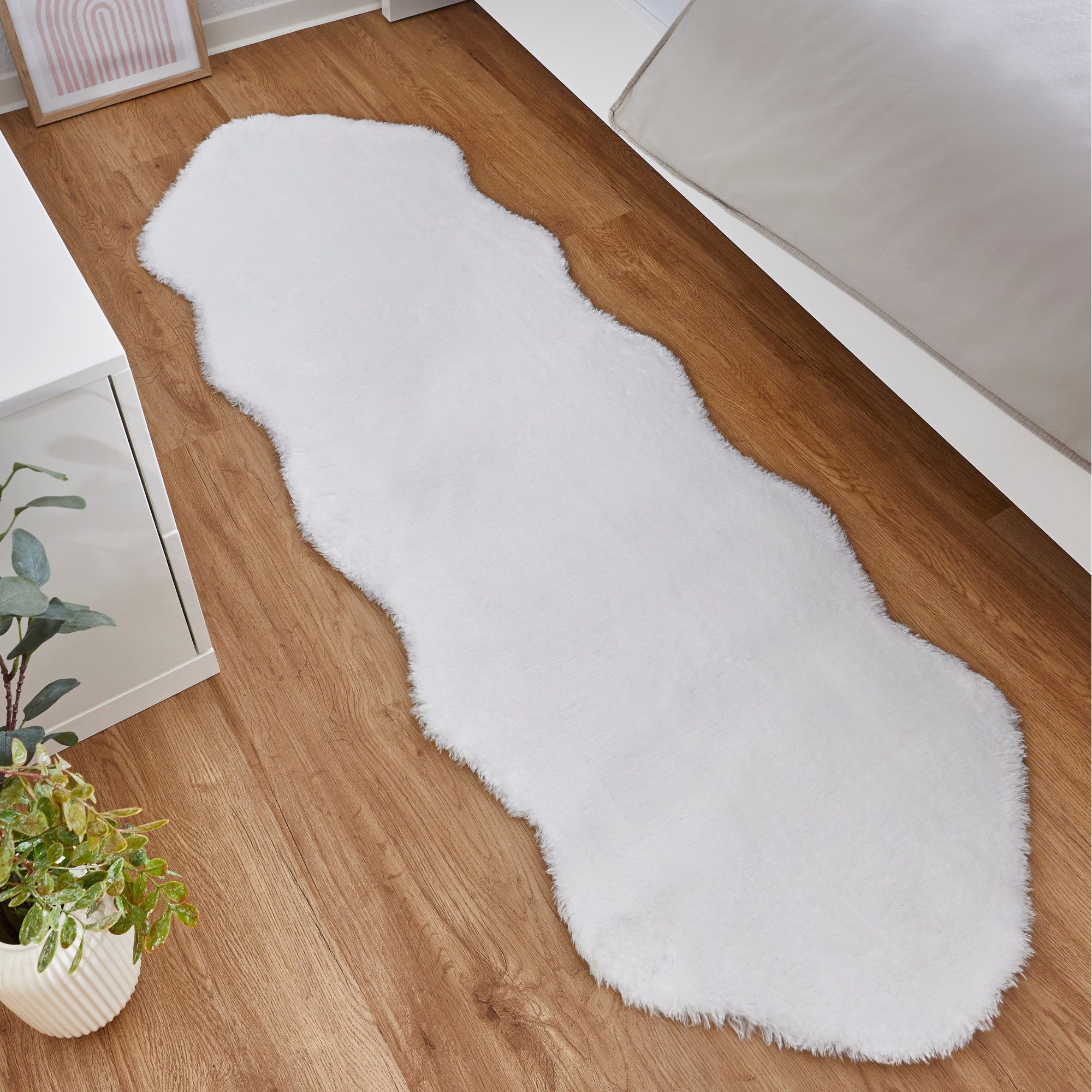 Andiamo Vachtvloerkleed Lam imitatiebont Nepbont, bijzonder zacht door microvezel, klantenfavoriet