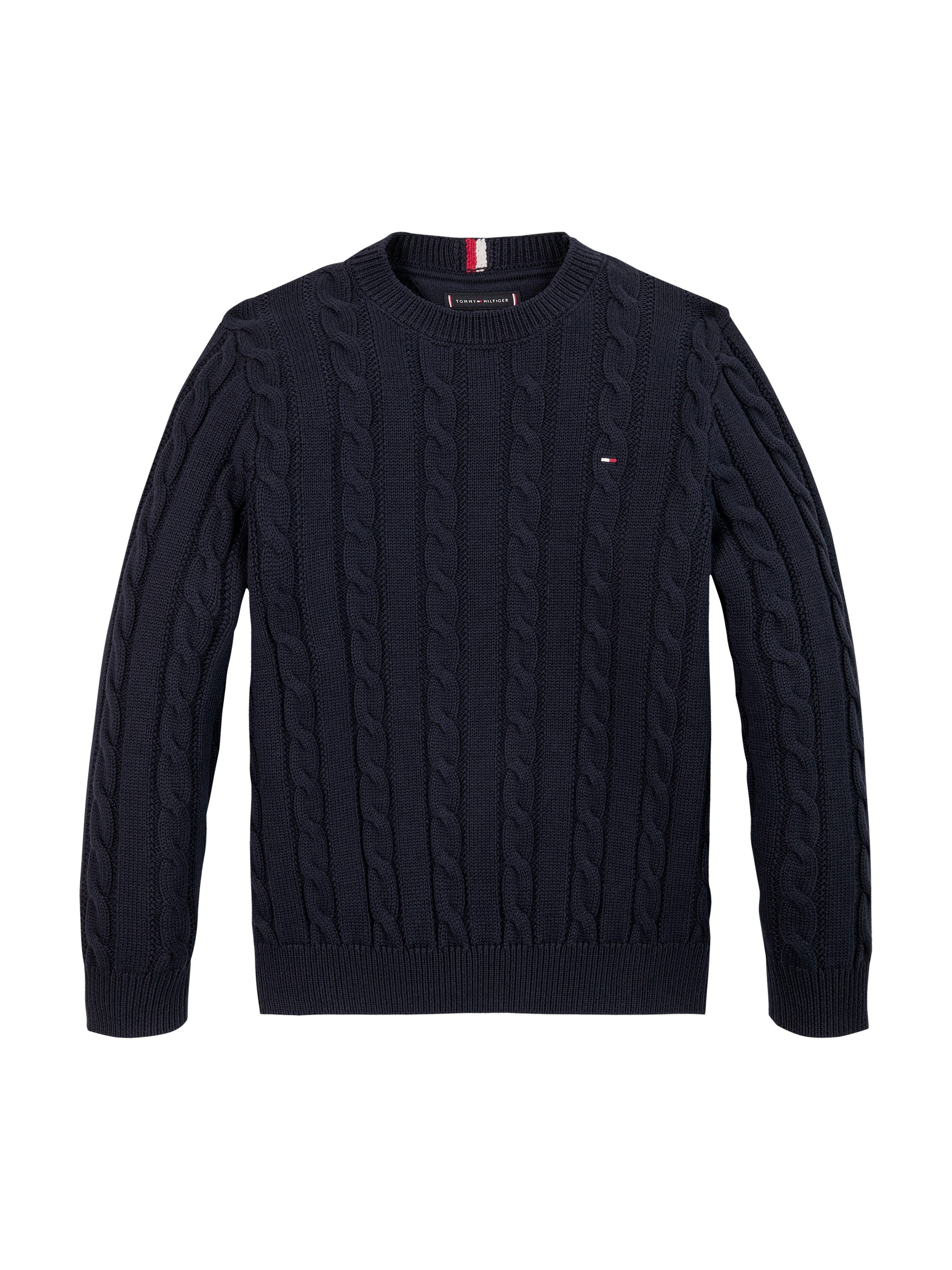 Tommy Hilfiger Gebreide trui ESSENTIAL REG CABLE SWEATER