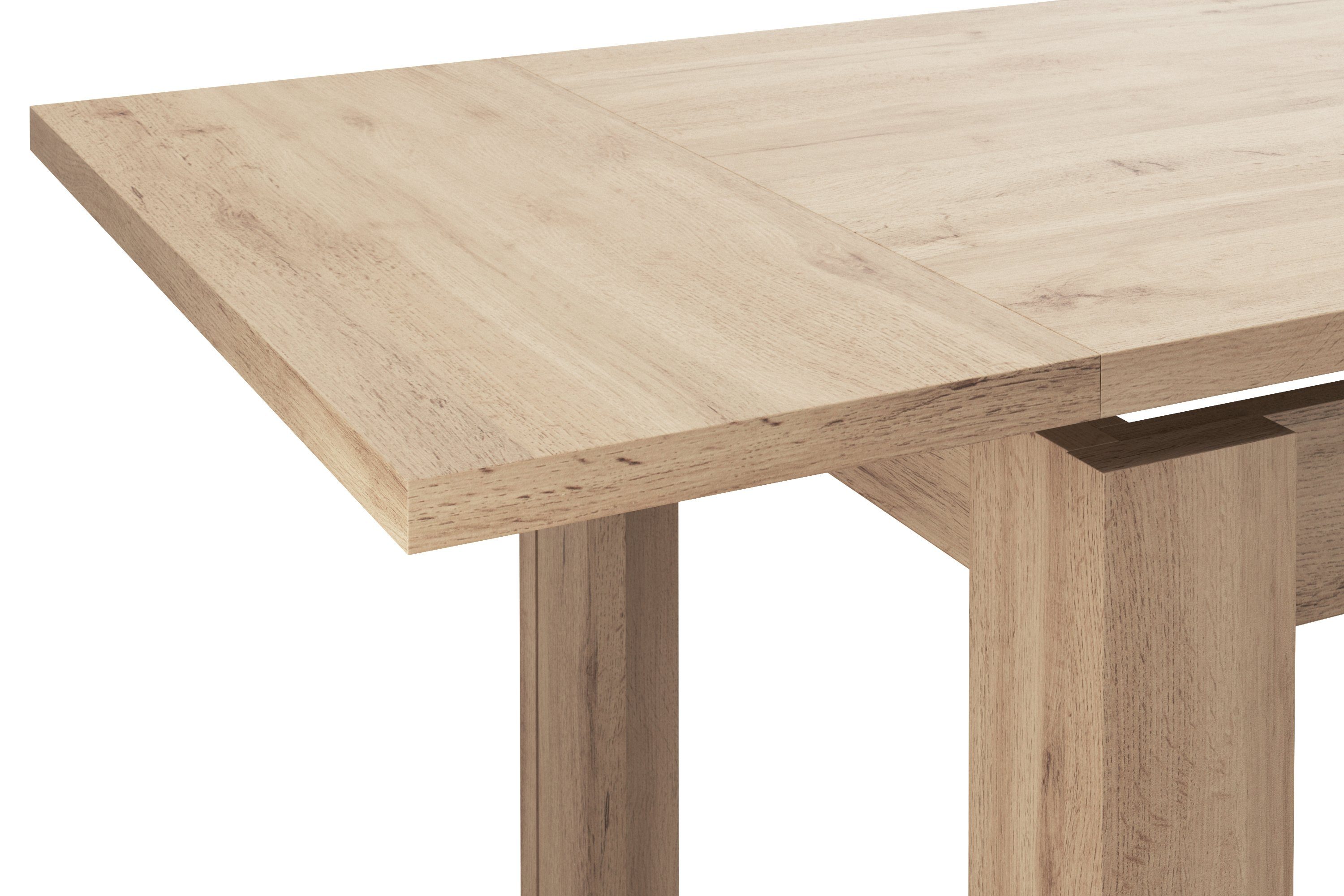 Mäusbacher Eettafel Monti 80x60 cm, uittrekbaar tot 136 cm