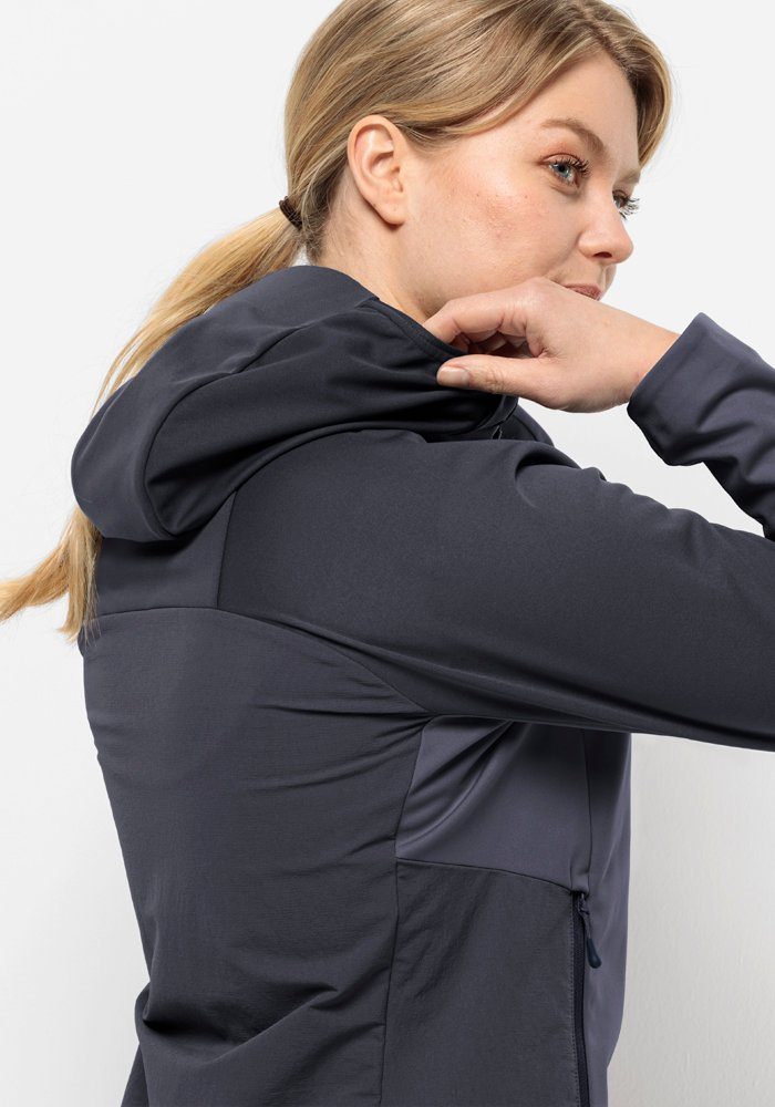 Jack Wolfskin Outdoorjack BRISSTAL HOODY W
