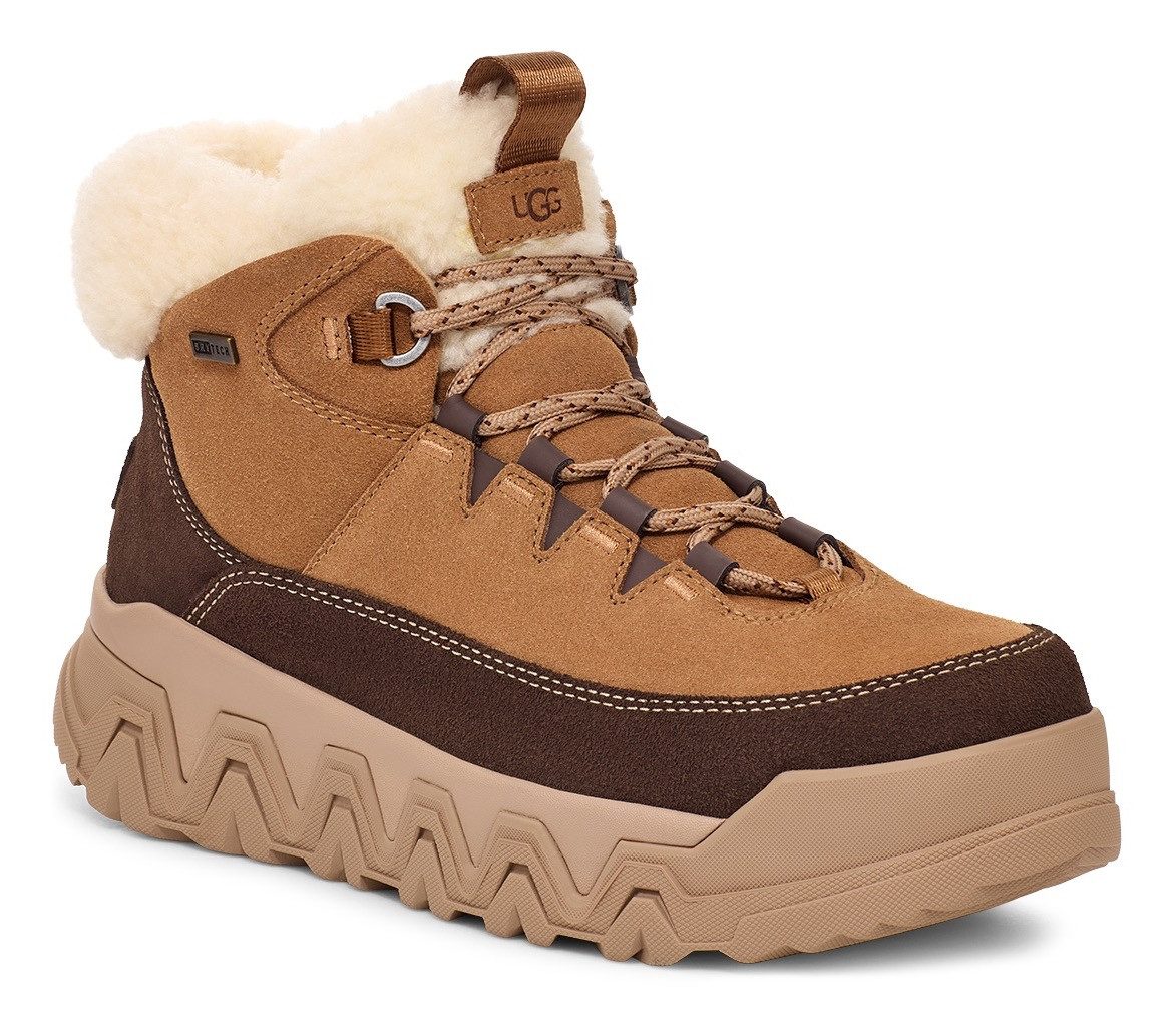 UGG Winterlaarzen TERRE TRAIL COZY LACE , veterschoenen, trekkinglaarzen met gepolsterde schacht