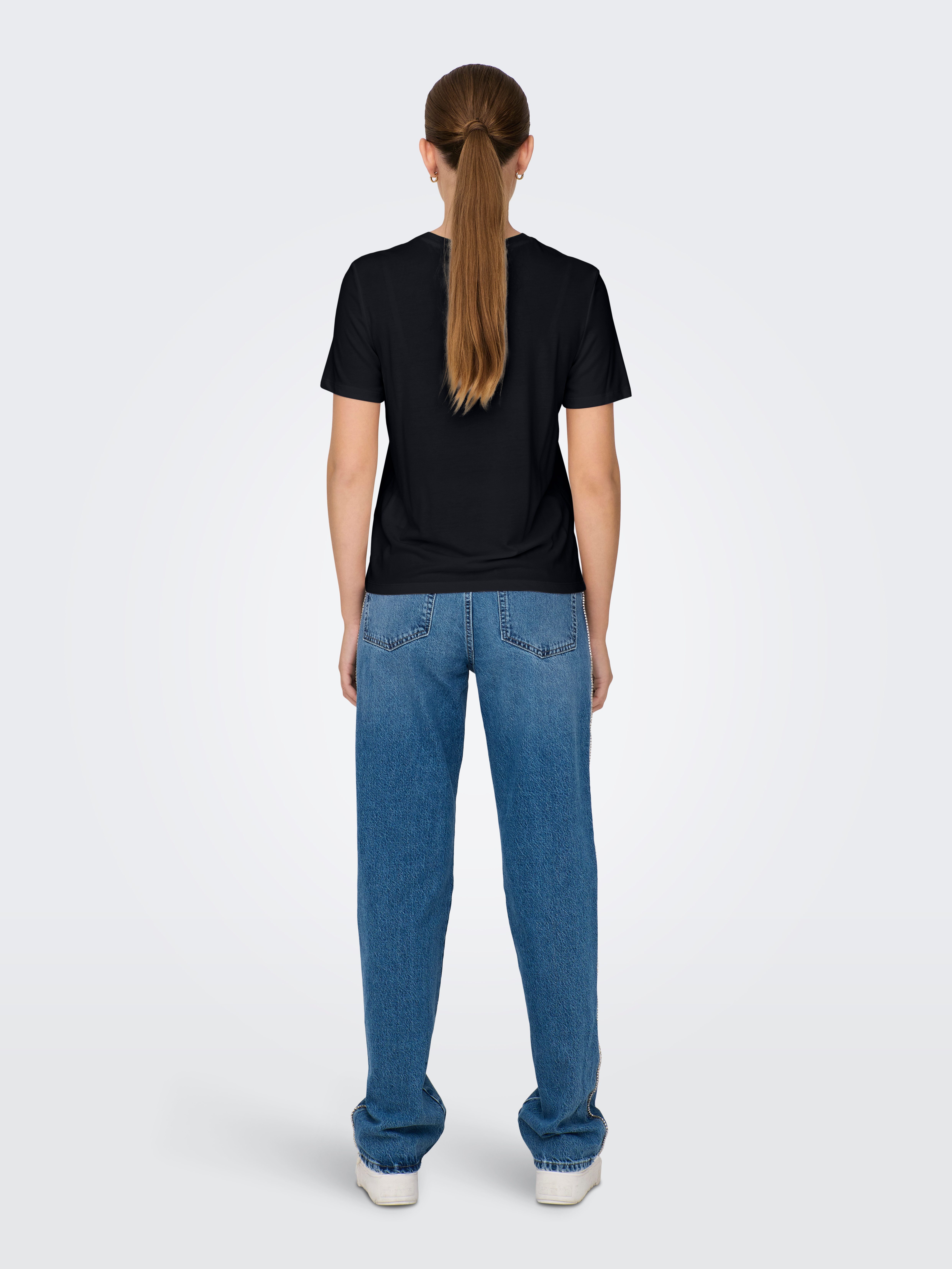 Only Shirt met korte mouwen ONLFREE LIFE MODAL S/S ATELIER TOP JRS