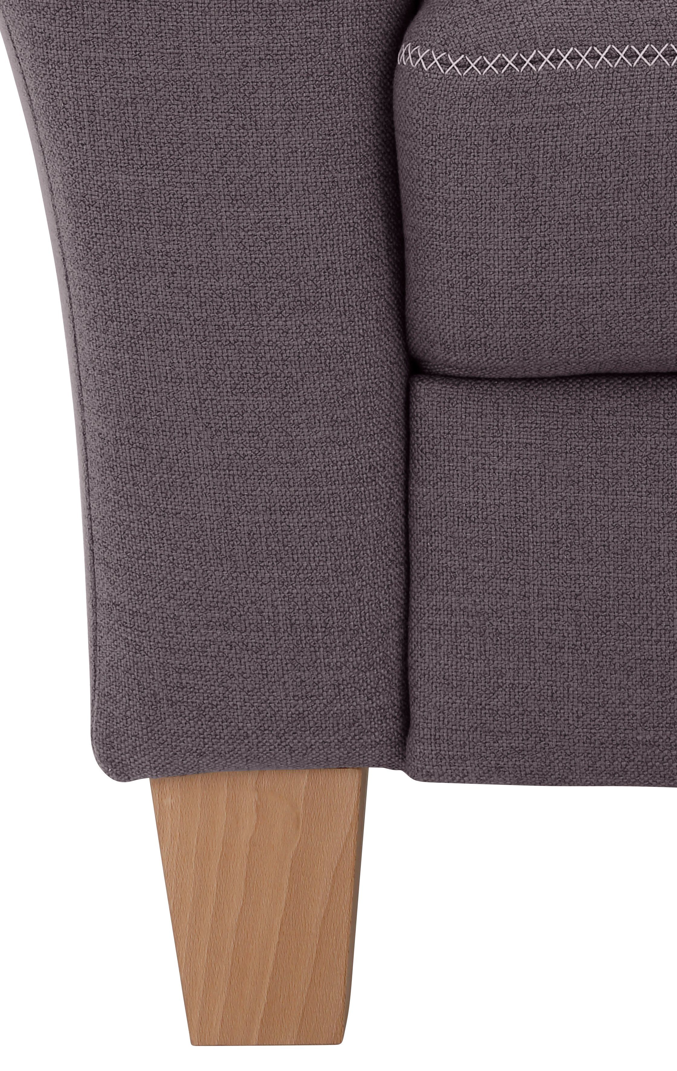 Home affaire Hoekbank Soleo L-model comfortabel door trapezehoek met relaxfunctie, ook met slaapfunctie