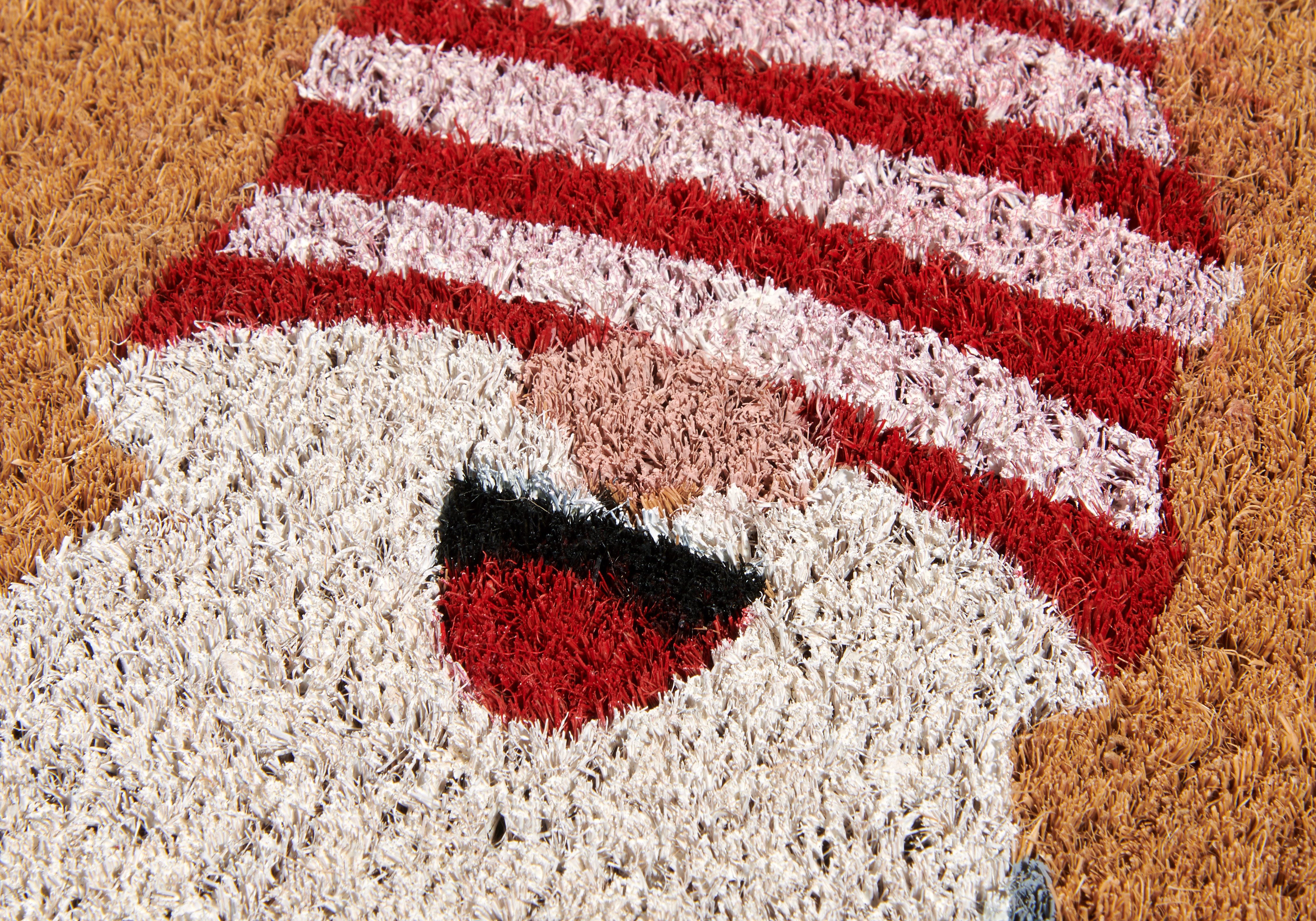 HANSE Home Mat Kokos Gnomes Merry Christmas, deurmat Vuilafstotende mat, antislip, buiten, kerst, kokosmat, dwerg