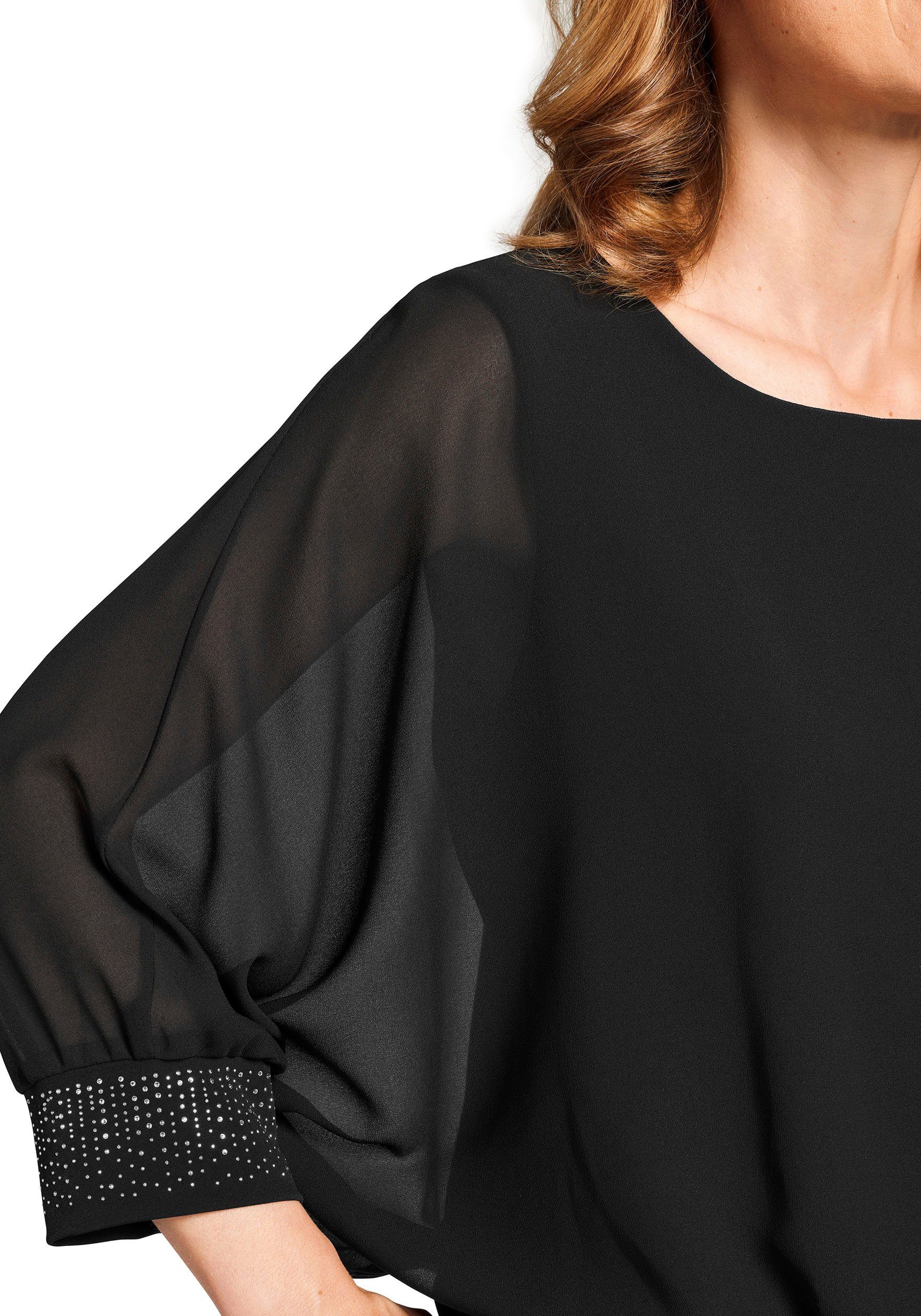 select! By Hermann Lange Shirt met strass-applicaties