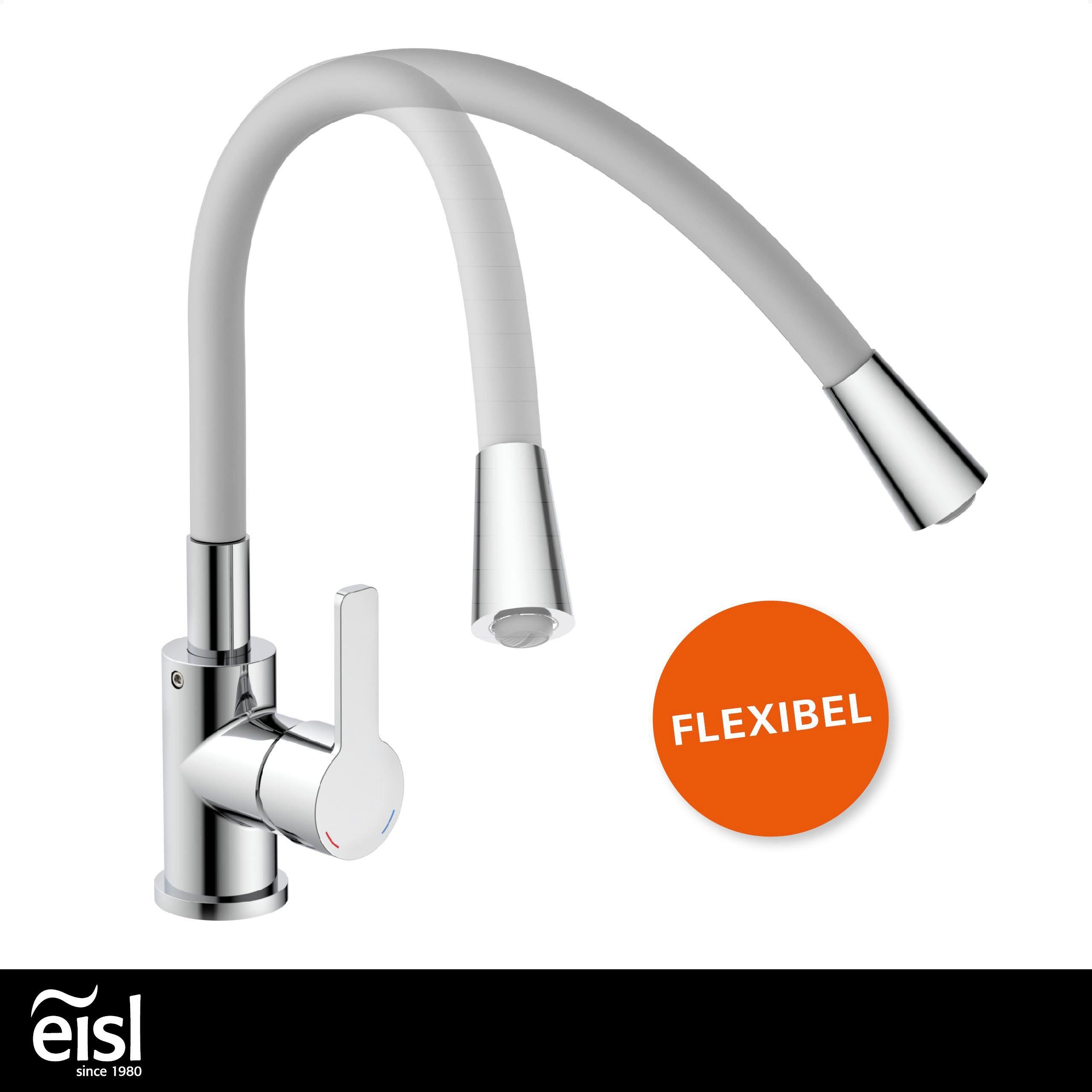 Eisl Gootsteen kraan Flexo energiebesparende cold-start, waterbesparende eco click,360° draaibaar