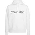 calvin klein hoodie cotton logo hoodie wit