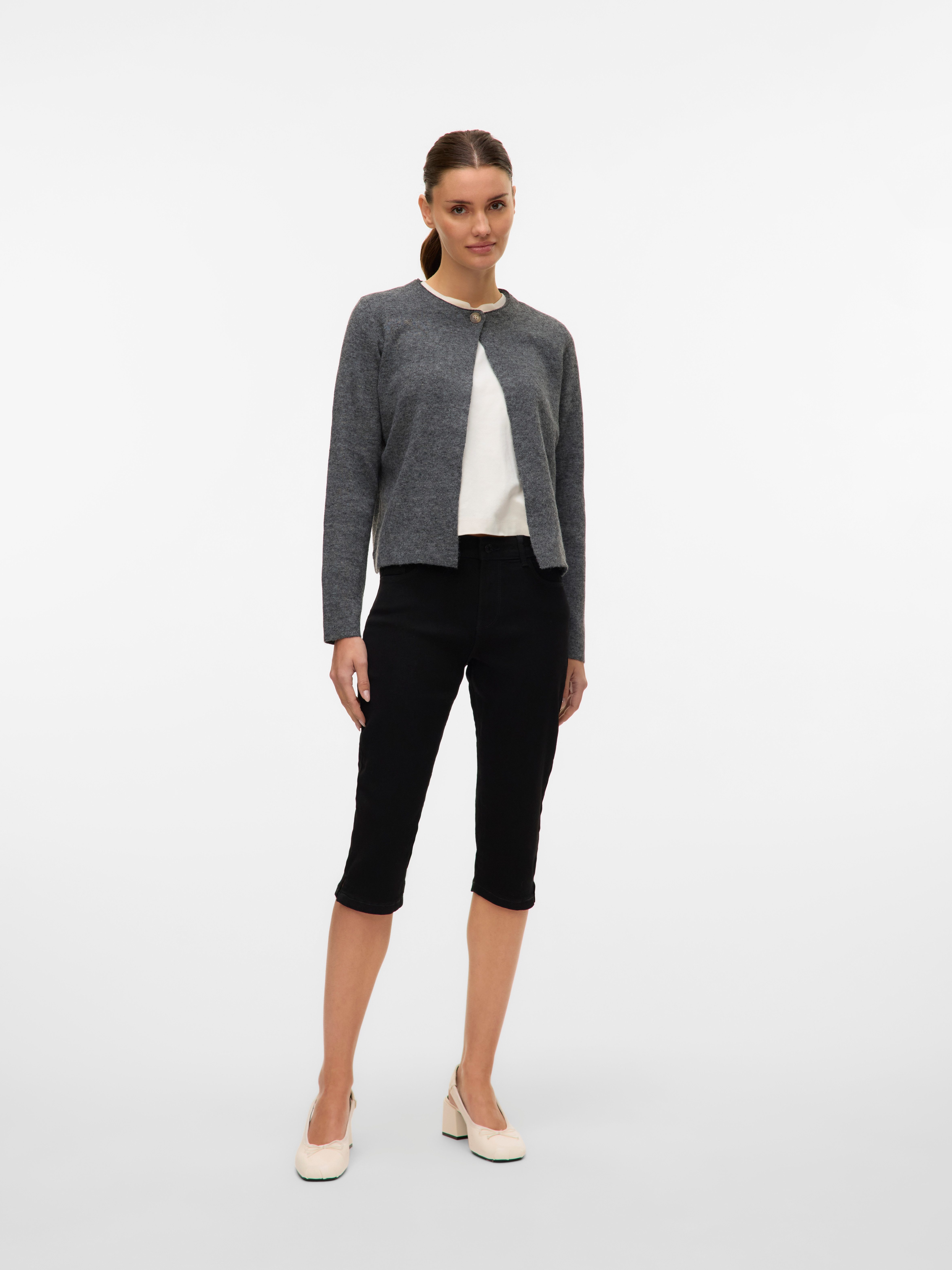 Vero Moda Capri jeans VMELLY MR KNICKERS DNM MIX NOOS