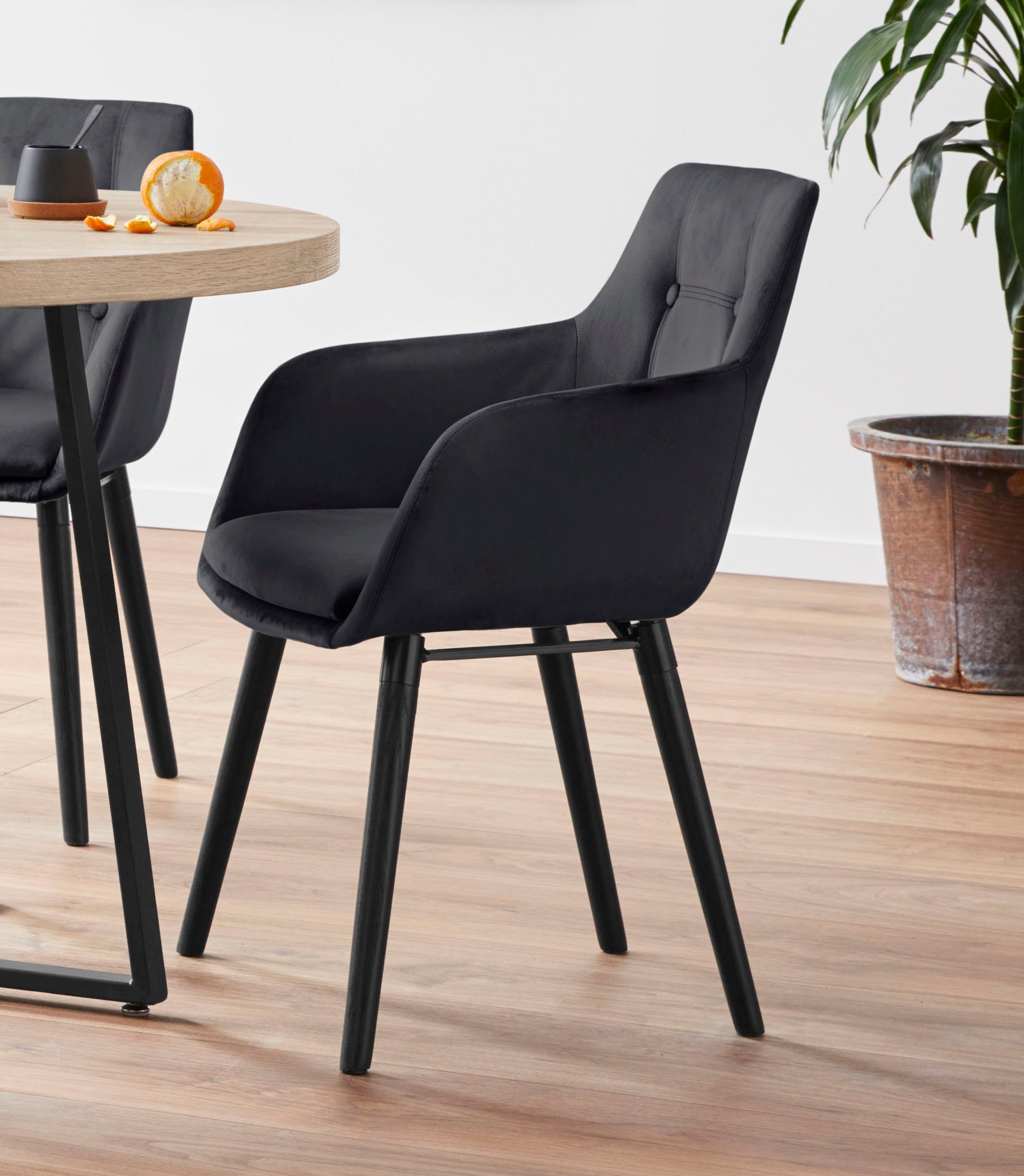 Home affaire Eethoek met 4 stoelen (5-delig)