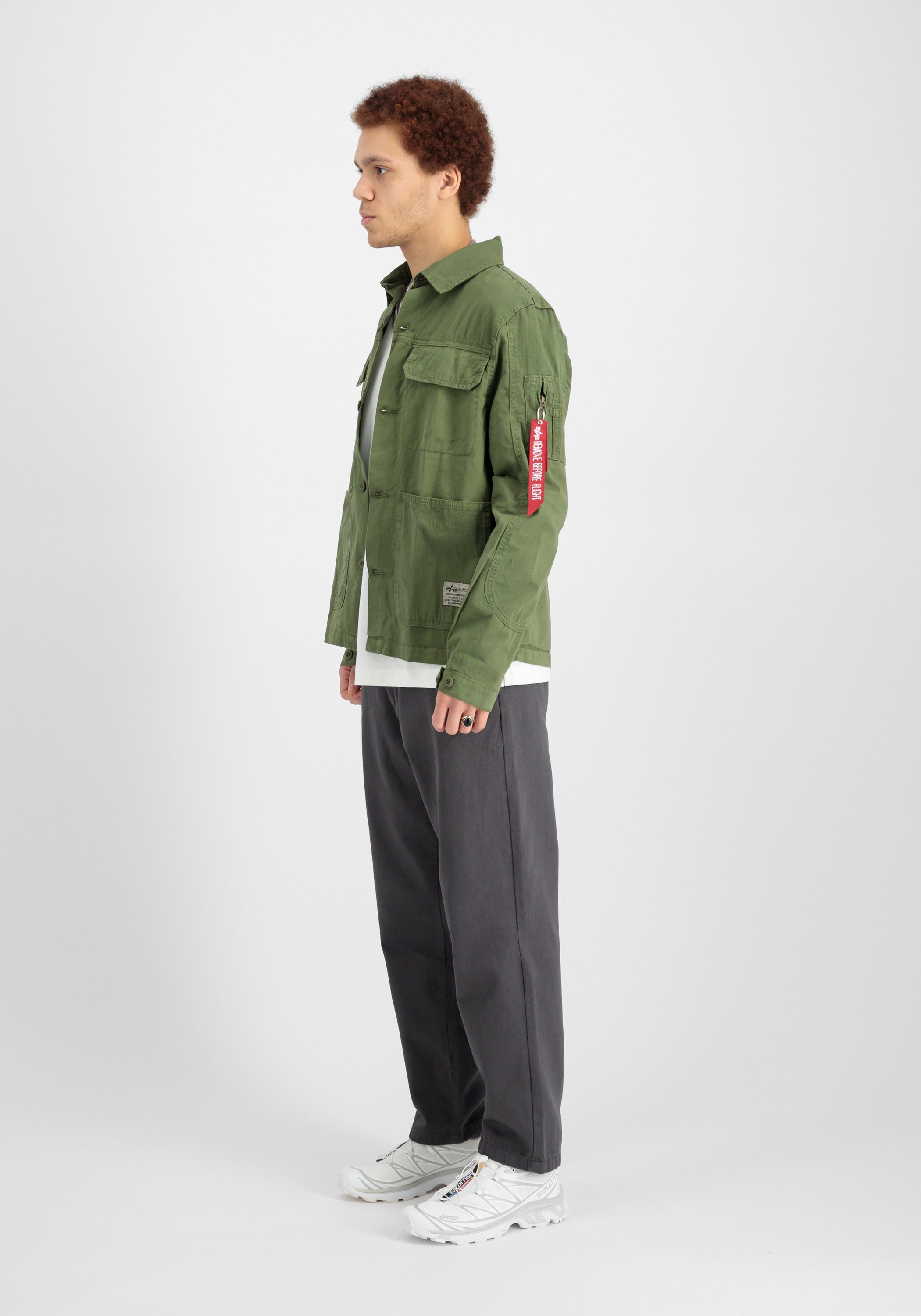 Alpha Industries Overhemdjasje ALPHA INDUSTRIES Men - Overshirts Color Block Overshirt