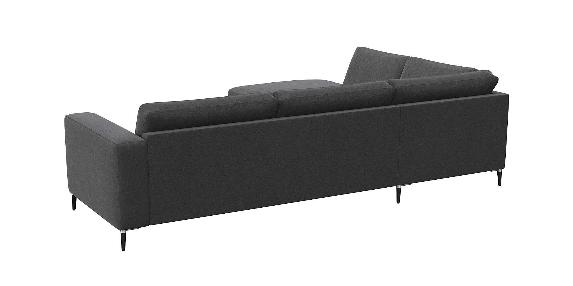 FLEXLUX Hoekbank Fiore, L-vorm, comfortabel en aangenaam door hoogwaardige zitopbouw