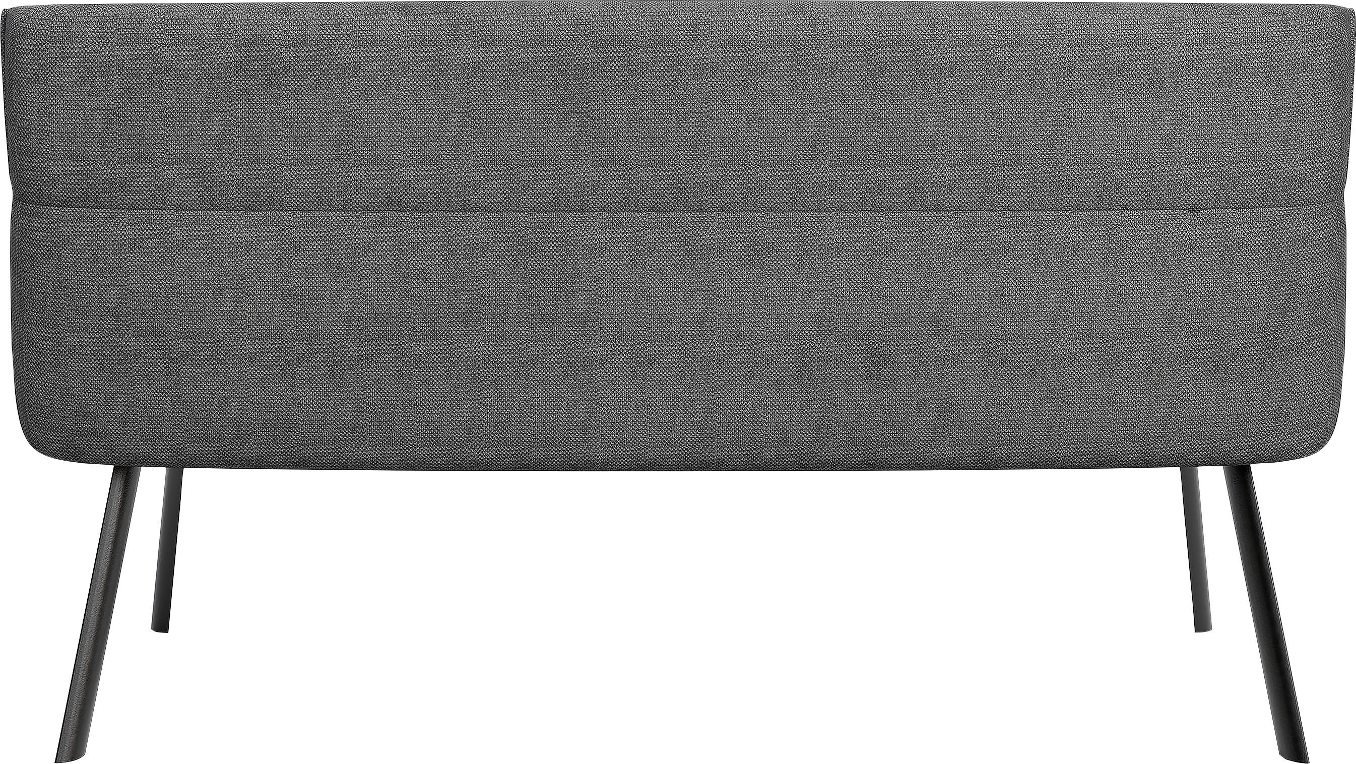 byLIVING Bank California 180 cm bank, weefstof en vintage fluweel met prettige nosag-vering (1 stuk)