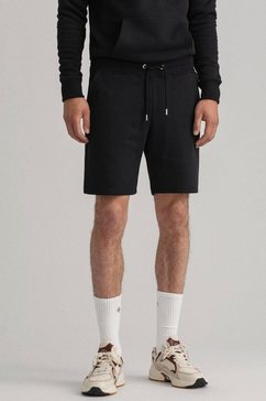 gant sweatshort original sweat shorts zwart