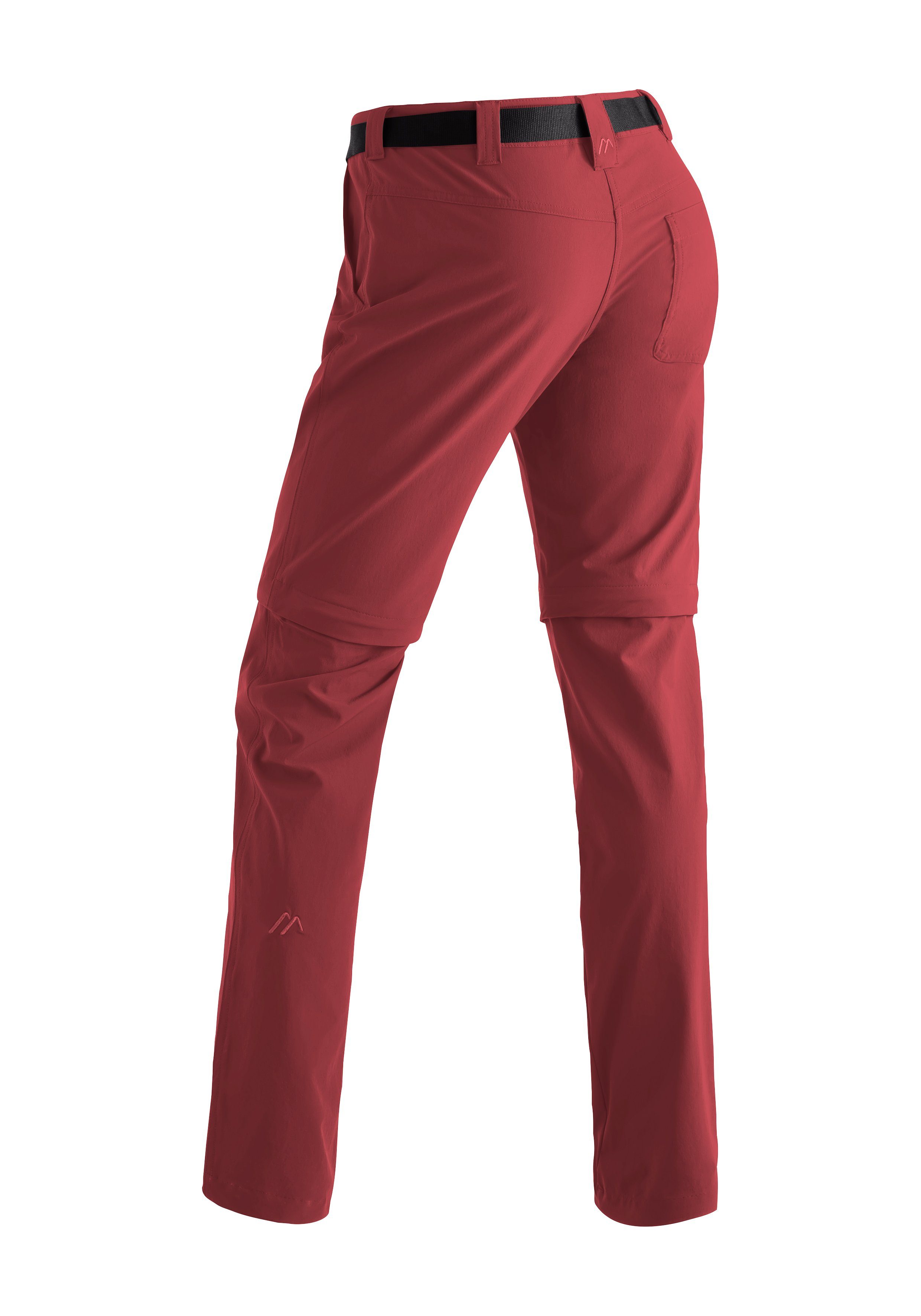 Maier Sports Functionele broek Inara slim zip Dames wandelbroek, zipp-off outdoorbroek, 4 zakken, slim fit