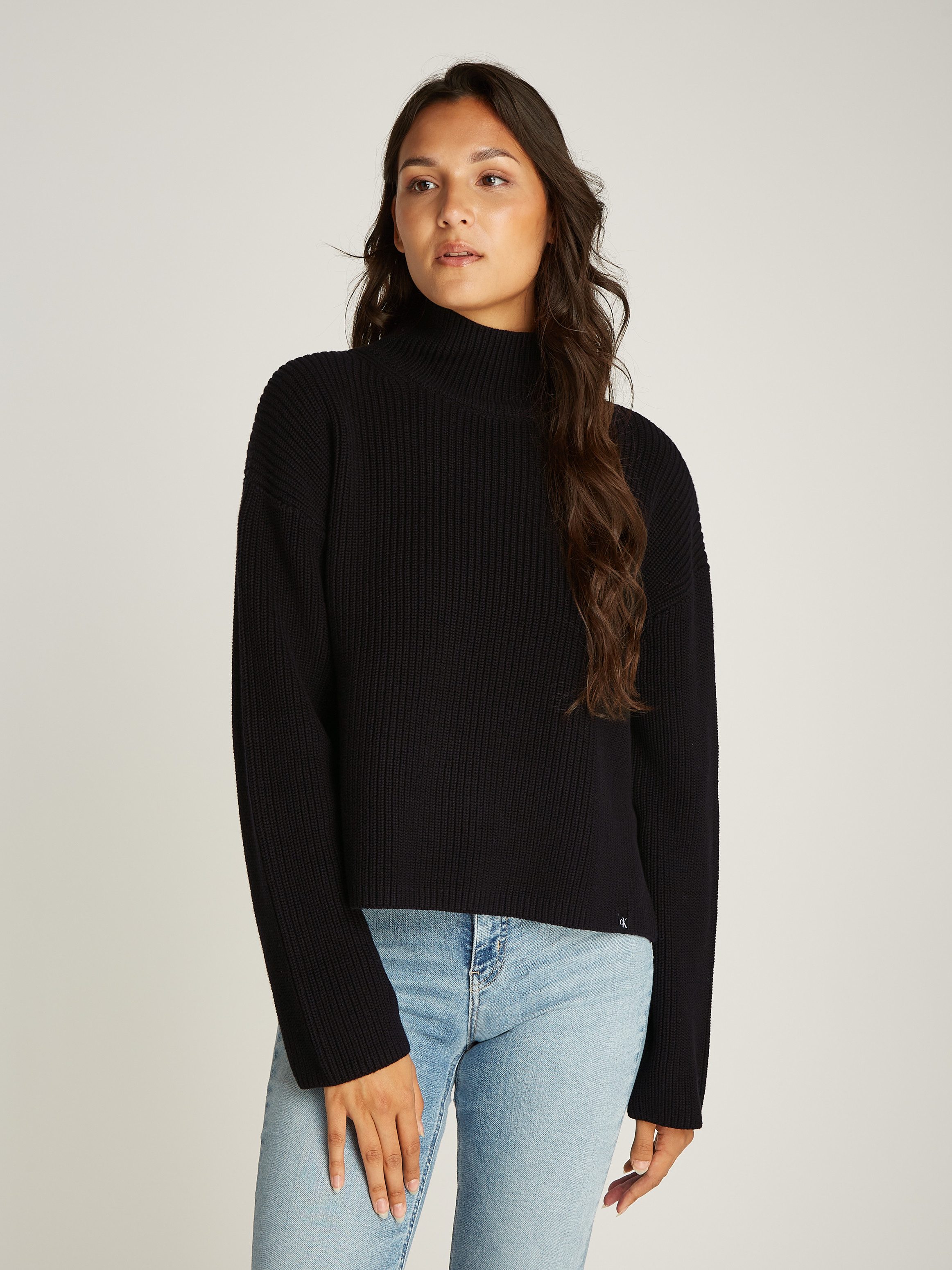 Calvin Klein Coltrui CHUNKY LOOSE HIGH NECK SWEATER