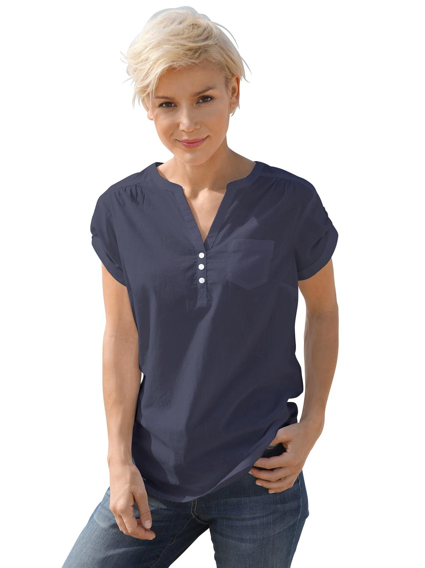 Casual Looks Blouse met korte mouwen