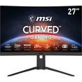msi curved-gaming-monitor optix g27cq4p, 69 cm - 27 ", qhd zwart