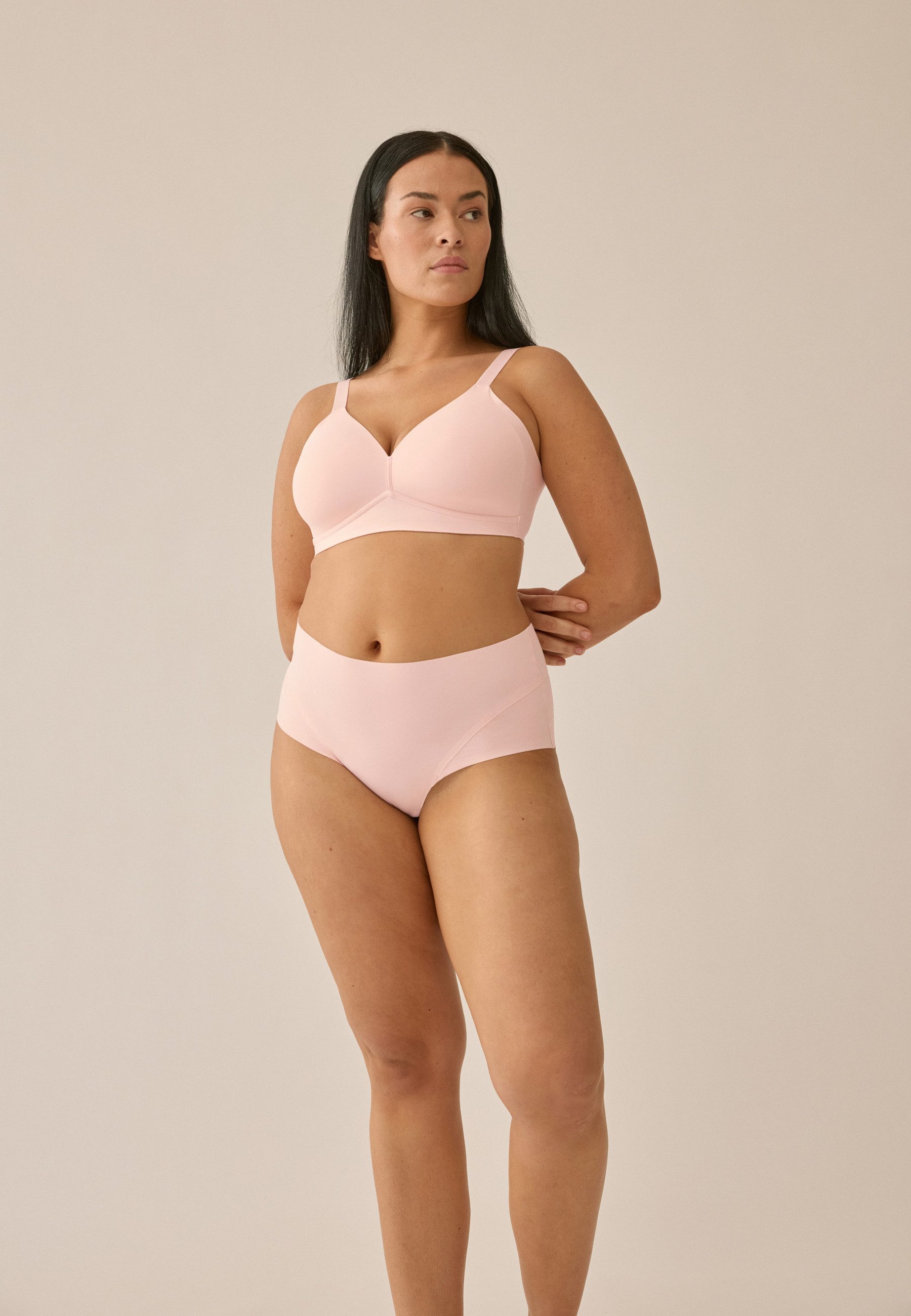 Naturana Soft-bh Side smoother Vlakke naadloze afwerkingen, brede onderband, zonder beugels