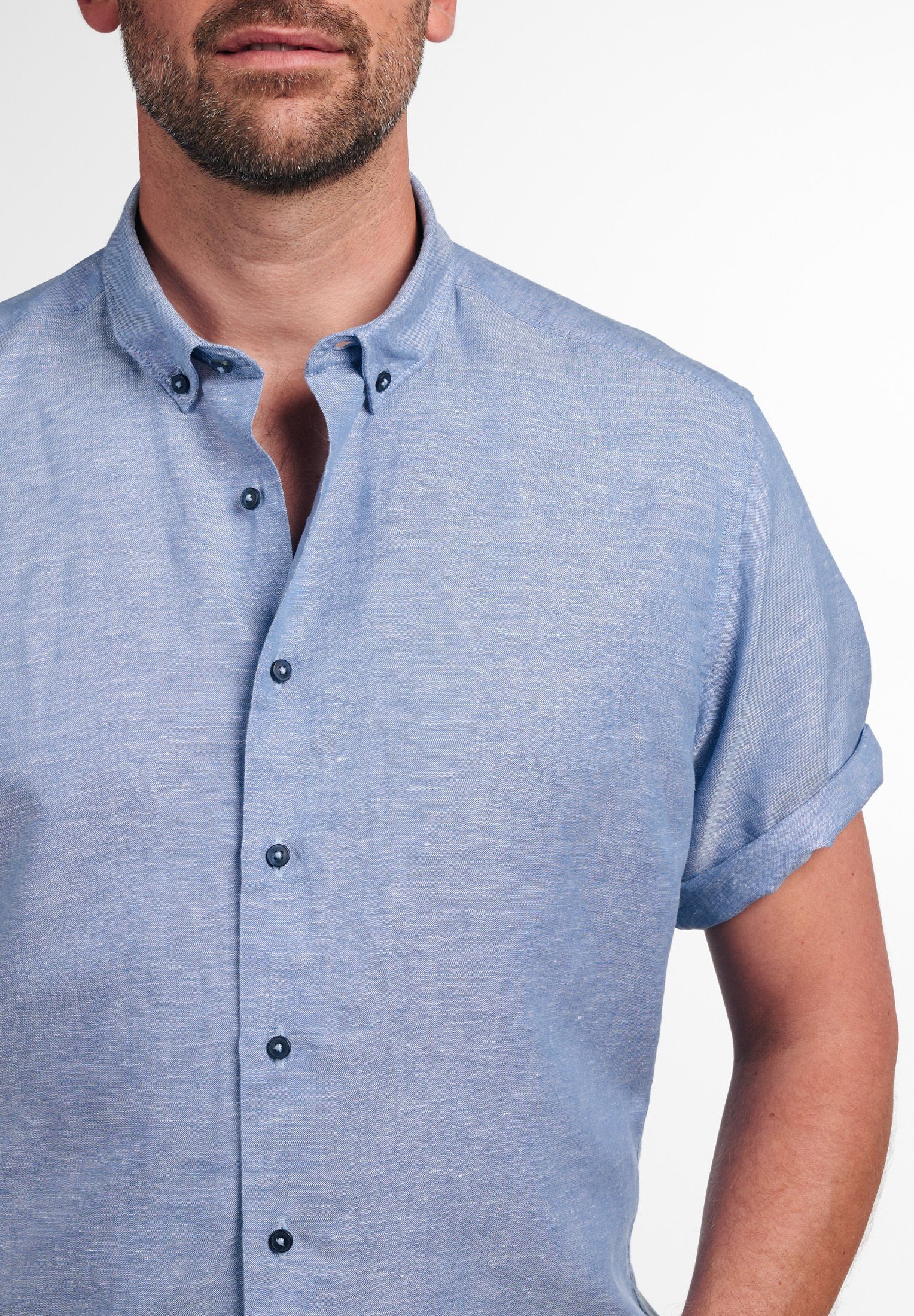 Eterna Overhemd met korte mouwen Regular fit