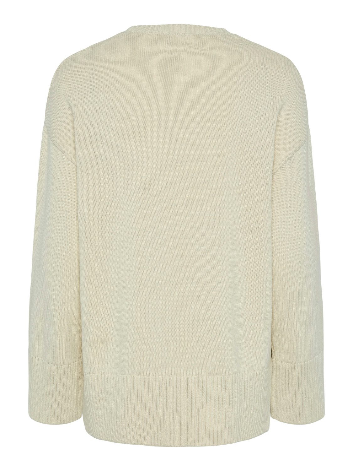 pieces Trui met ronde hals PCAVA LS O-NECK SLIT KNIT NOOS