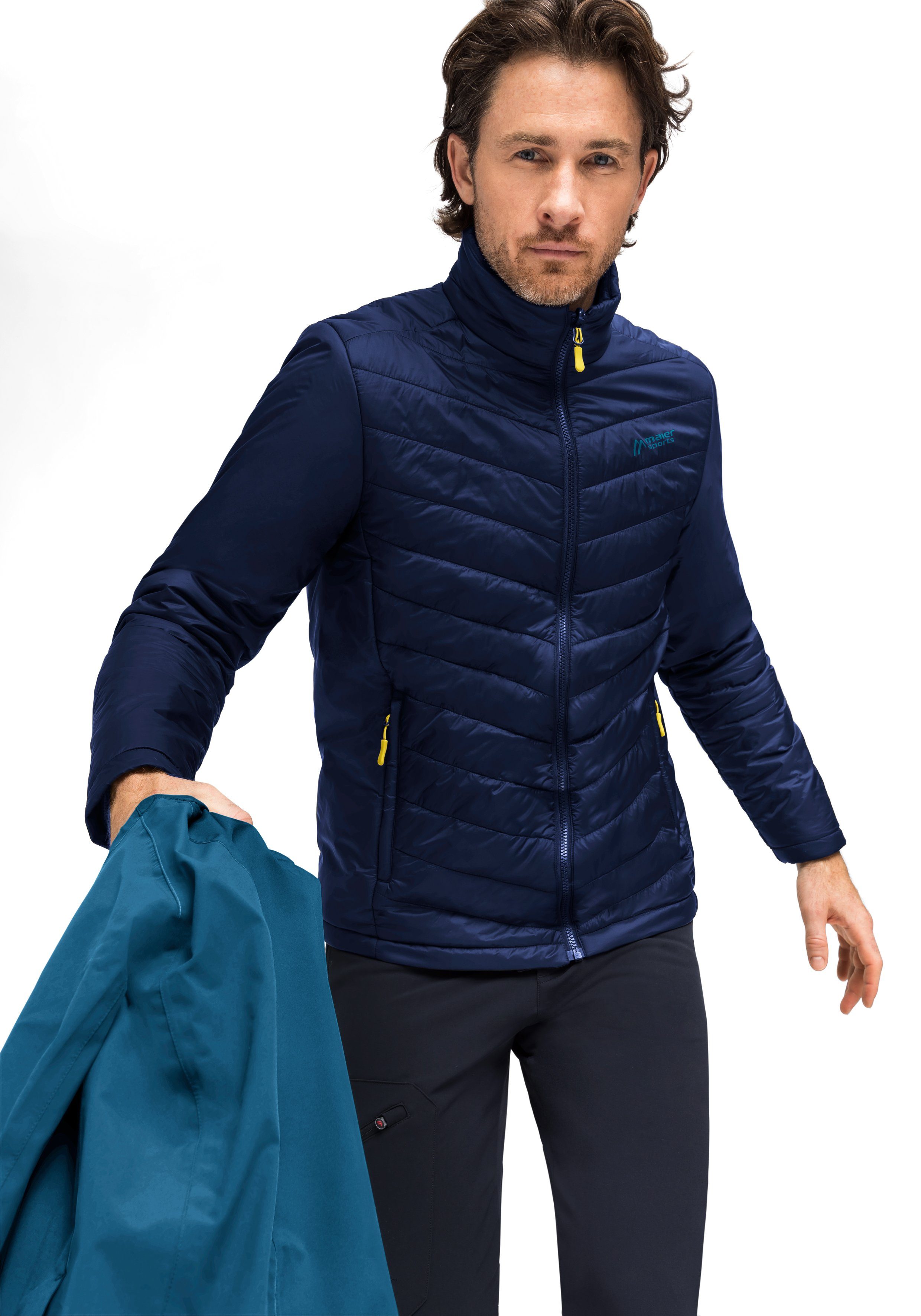 Maier Sports Functioneel 3-in-1-jack Ribut M functionele dubbele jas voor wandelingen en uitstapjes