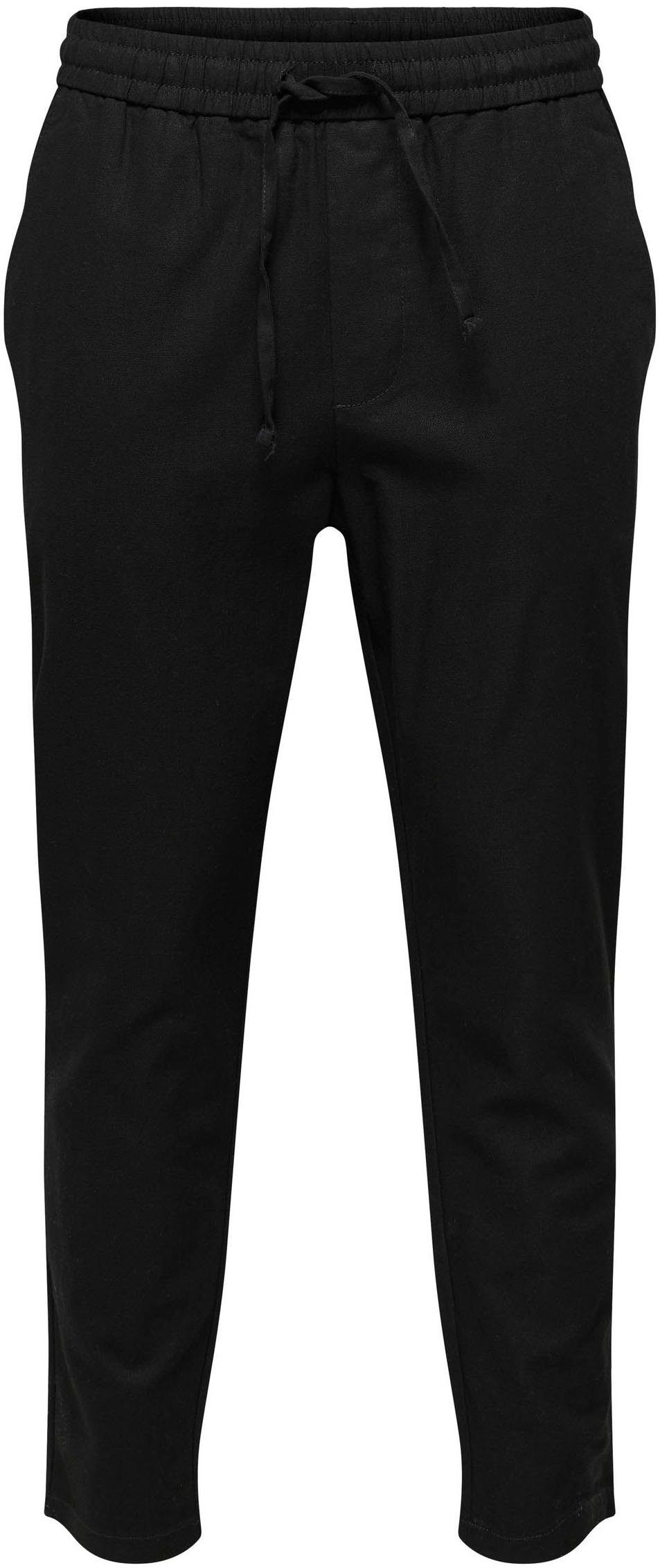 ONLY & SONS Stoffen broek ONSLINUS CROP 0007 COT LIN PNT NOOS