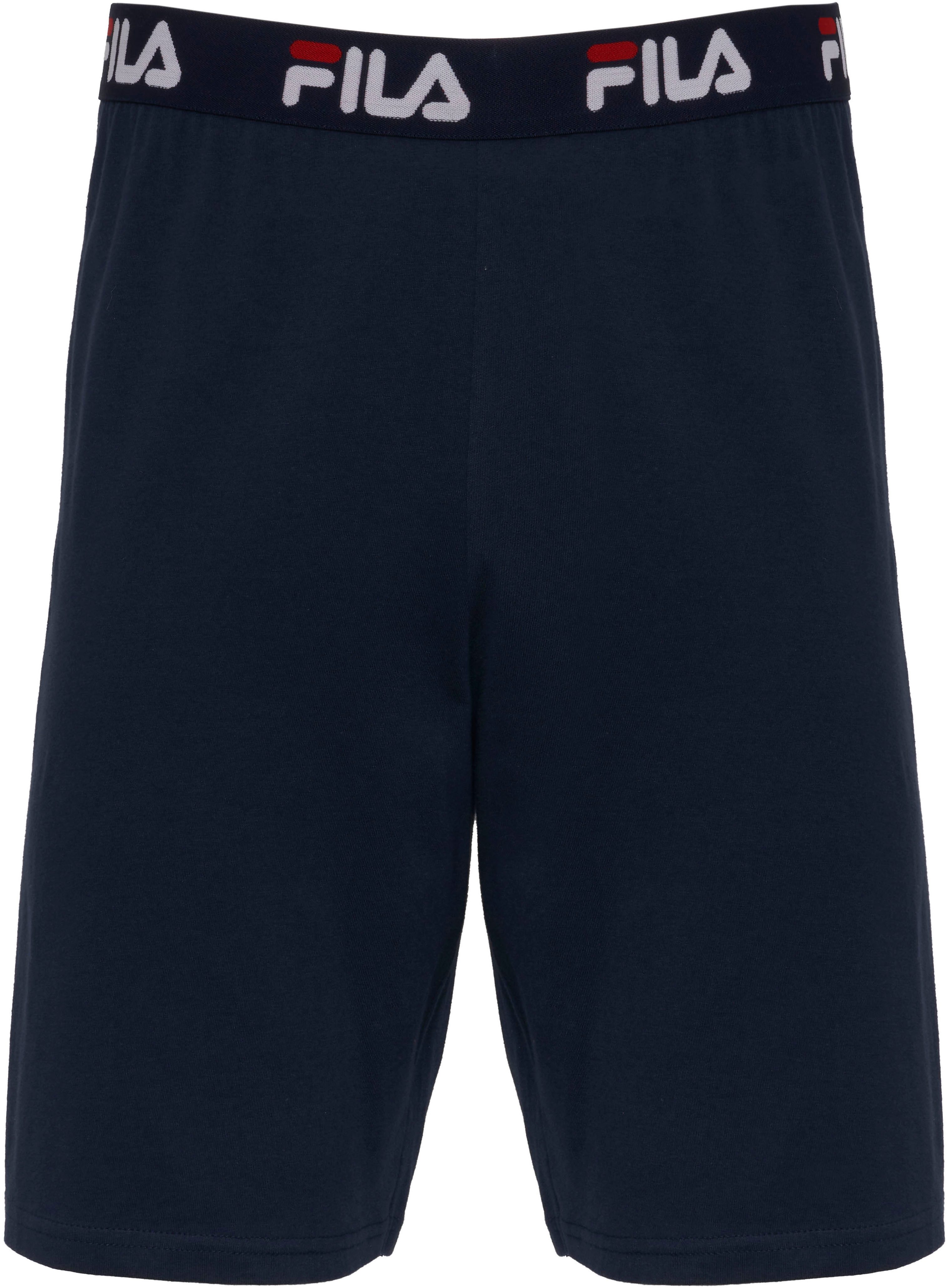 Fila Shortama Broek met elastische logoband en kortarmshirt (2-delig, 2-delig)