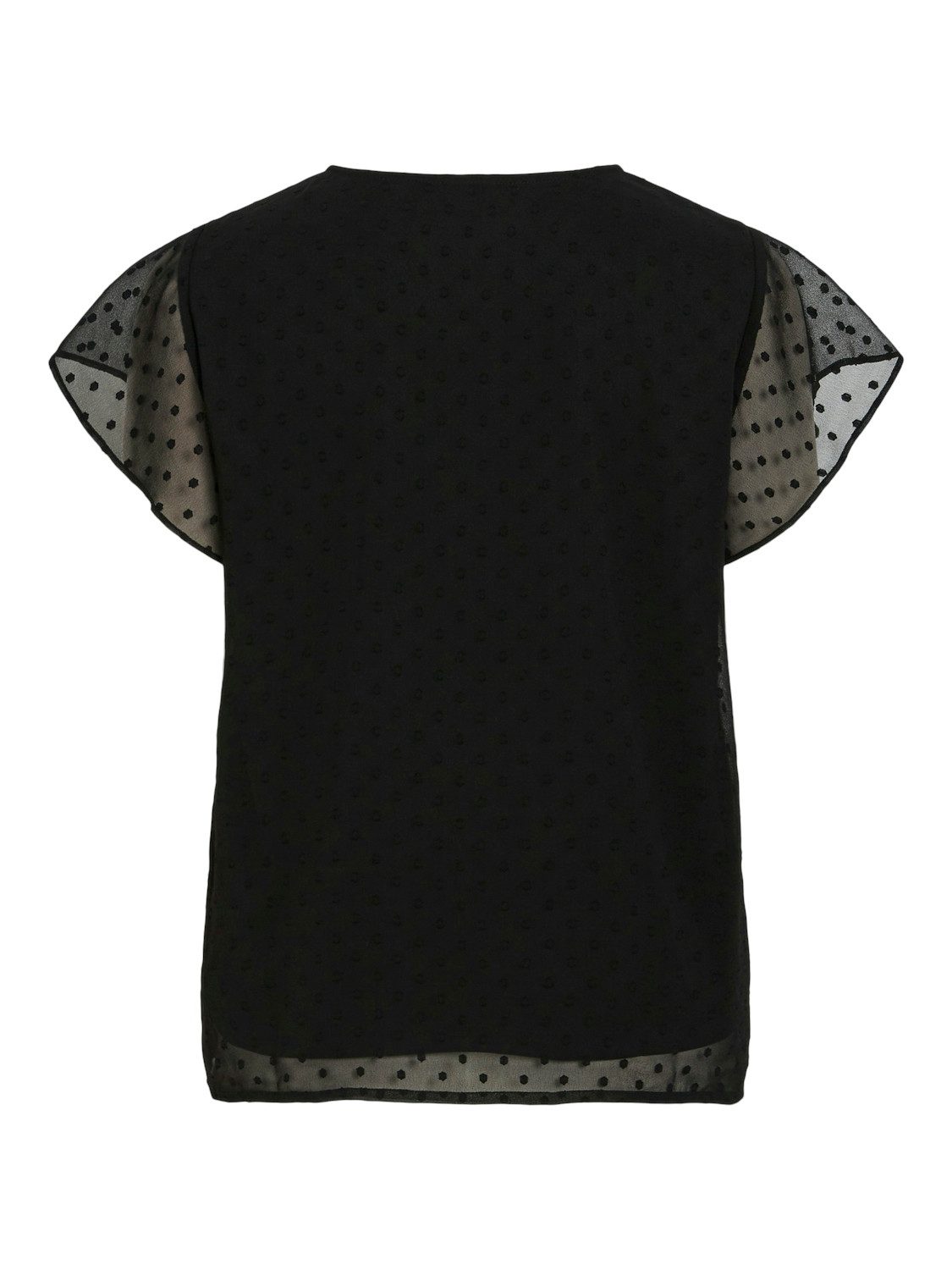 Vila Shirt met korte mouwen VIEDEE C/S V-NECK TOP - NOOS
