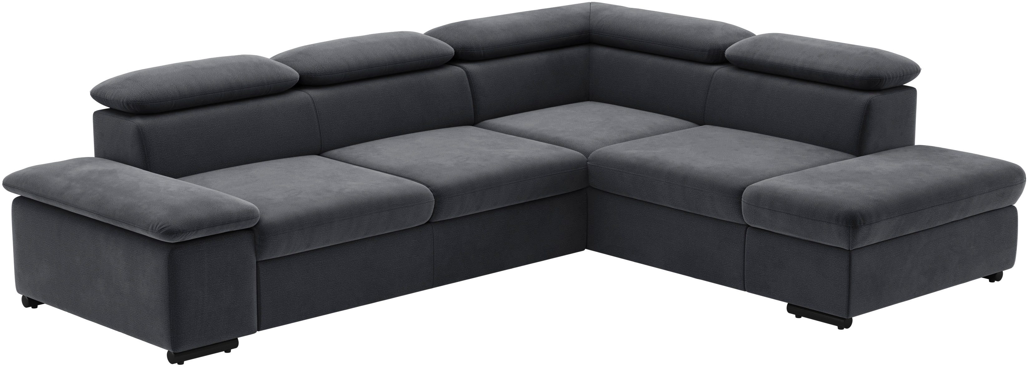 sit&more Hoekbank Alcudia L-vorm met armverstelling, optionele hoofdeindverstelling en bedfunctie