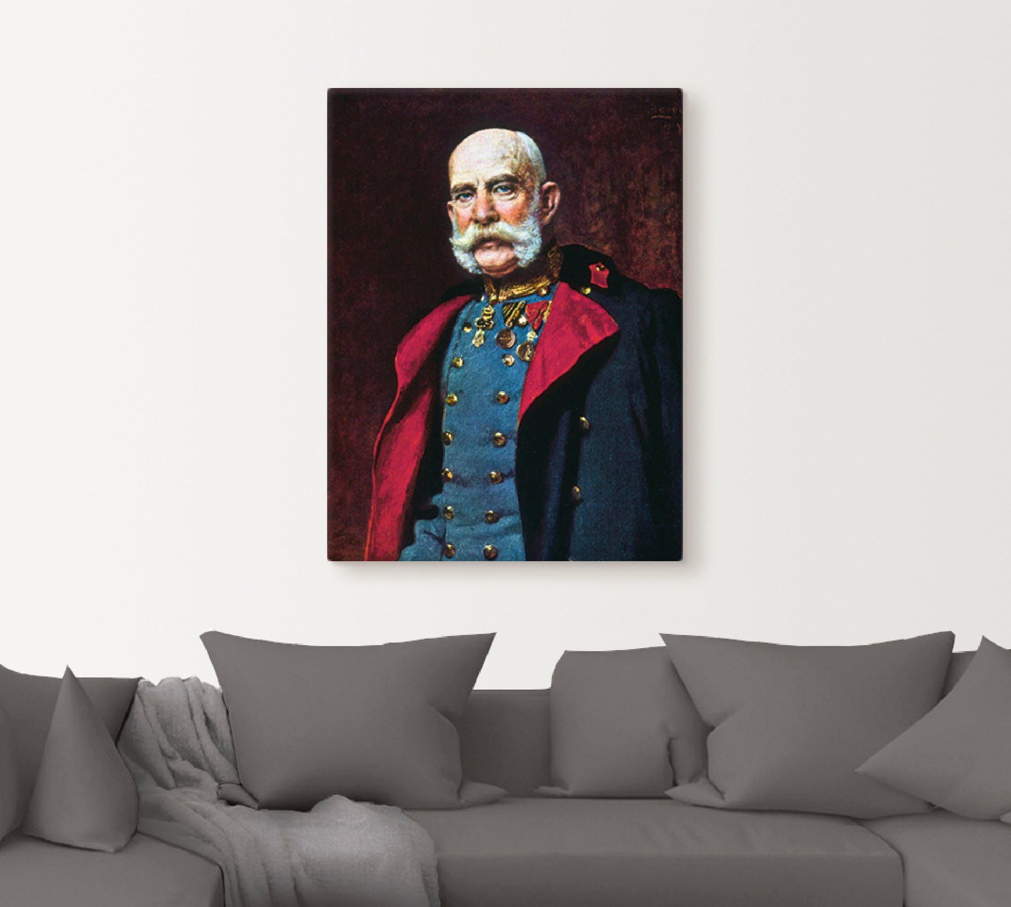 Artland Artprint Keizer Frans Joseph I., 1902 als artprint op linnen, poster in verschillende formaten maten