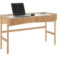 andas bureau jytte design by morten georgsen, met massieve houten latten aan de voorzijde. beige