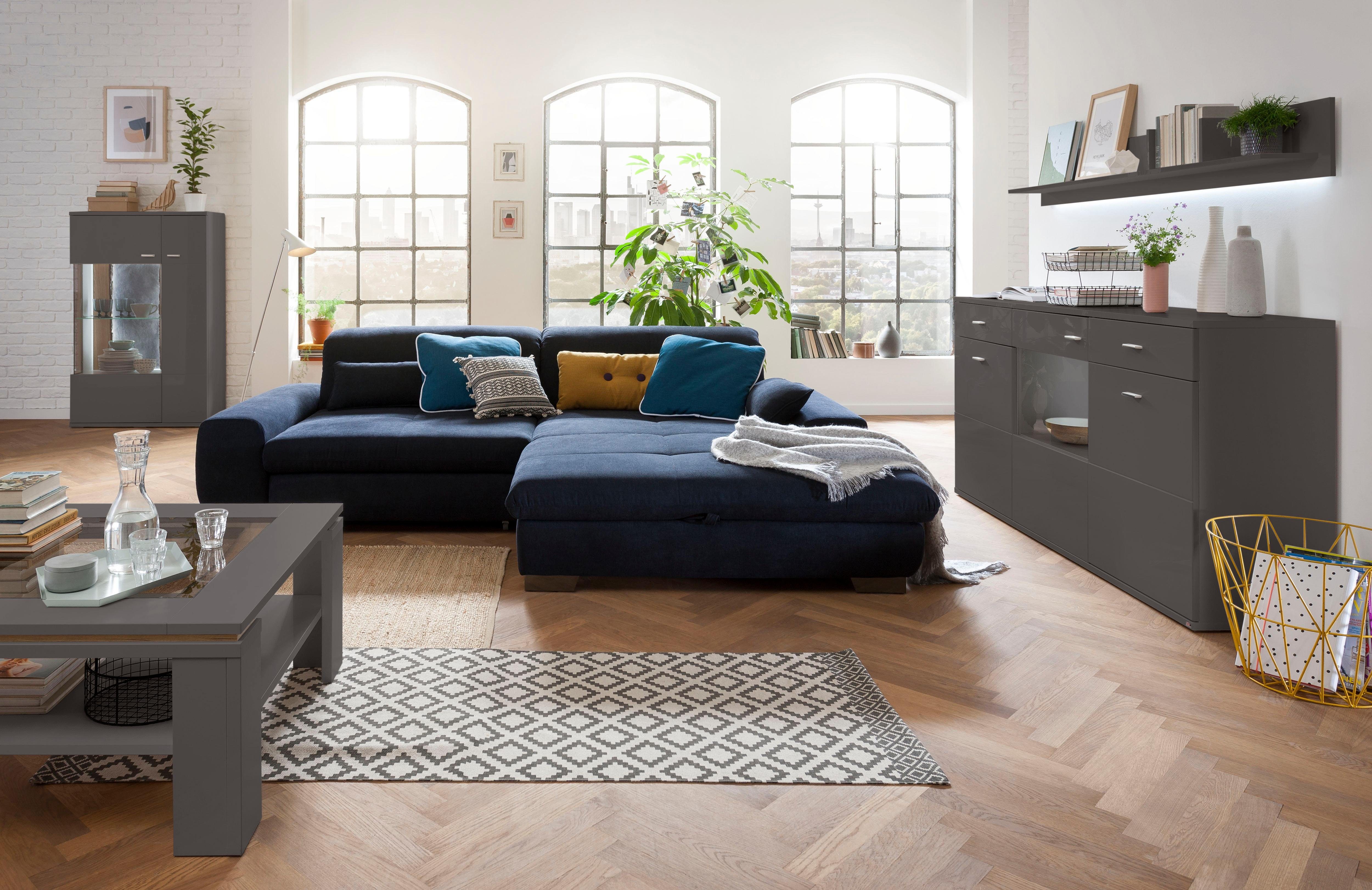set one by Musterring Salontafel Tacoma Type 65 en 66, met getinte glasplaat