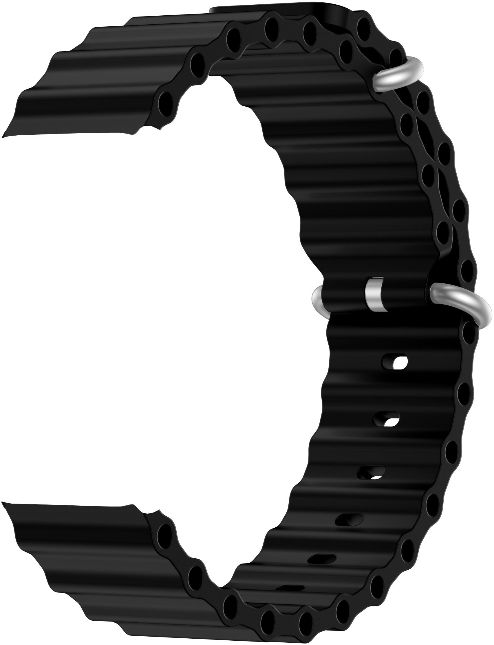 SMARTY 2.0 Smartwatch Polshorloge, dameshorloge, herenhorloge, Android 5.0+, Apple iOS 9.0+(set, 2-delig, Met wisselband)