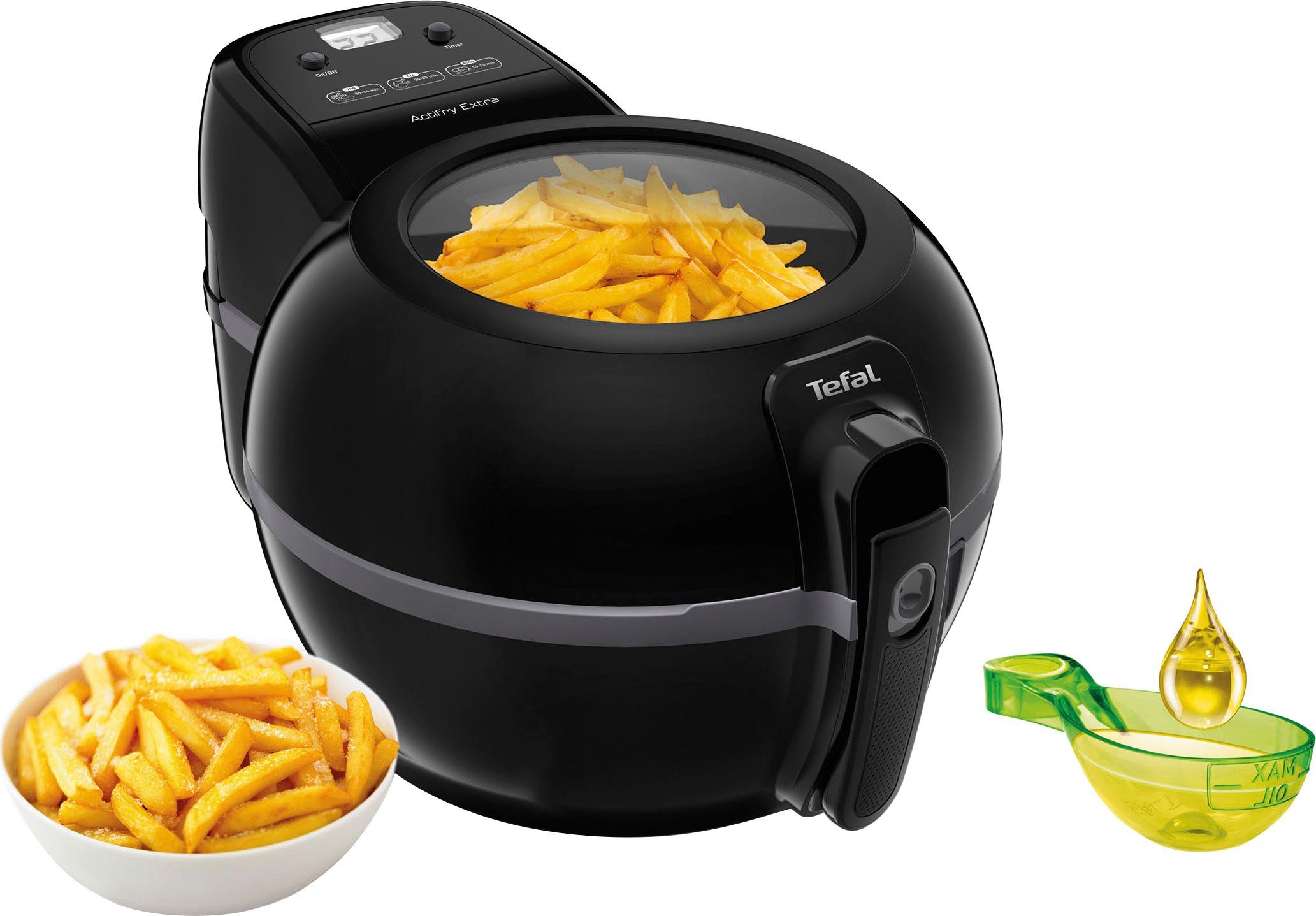Tefal Airfryer FZ7228 ActiFry Extra Inhoud 1,2 kg, timer, geurvrij, FZ7228