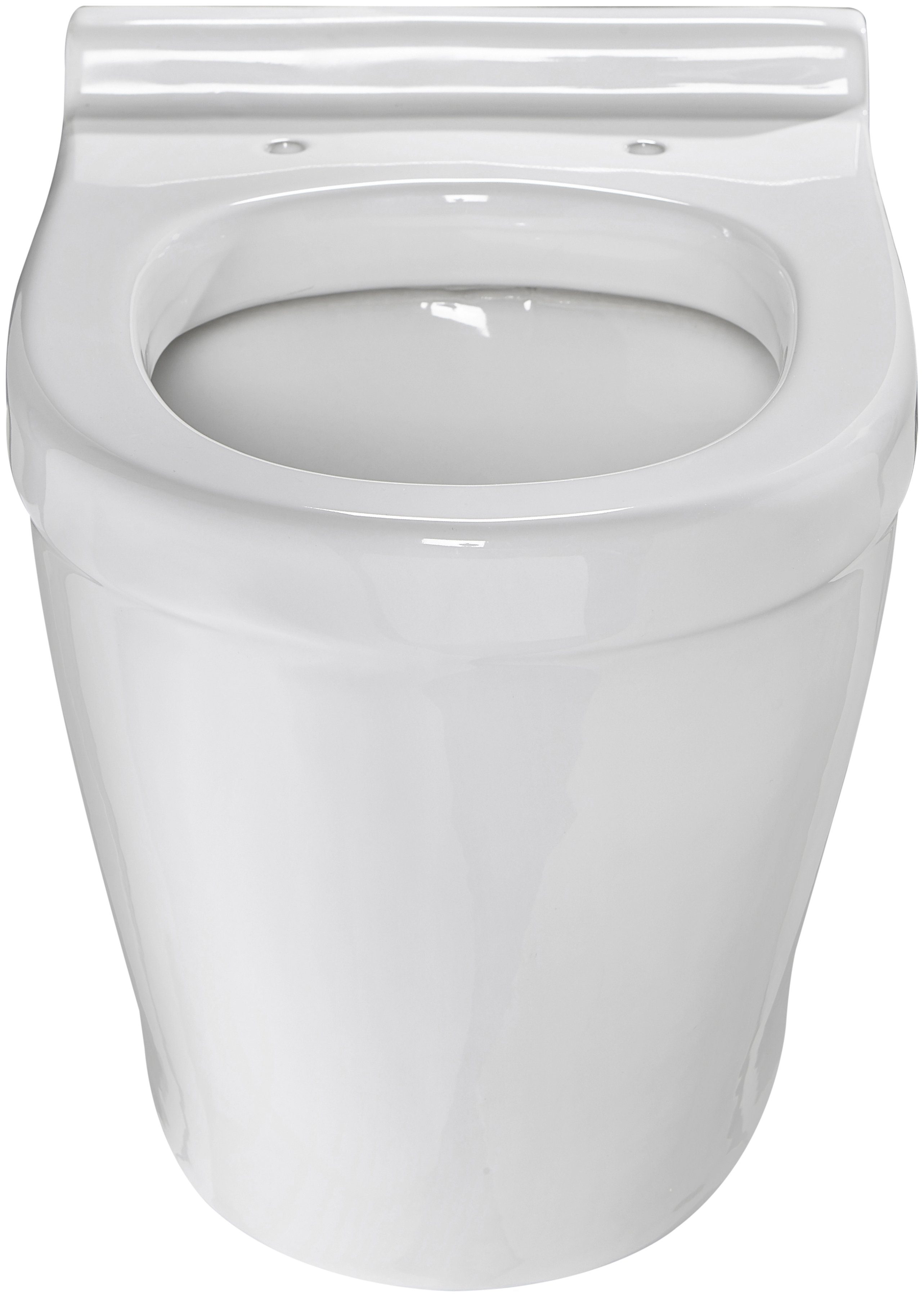 welltime Diepspoeltoilet DOVER randloos toilet van hoogwaardig sanitairkeramiek, incl. toiletzitting (set)